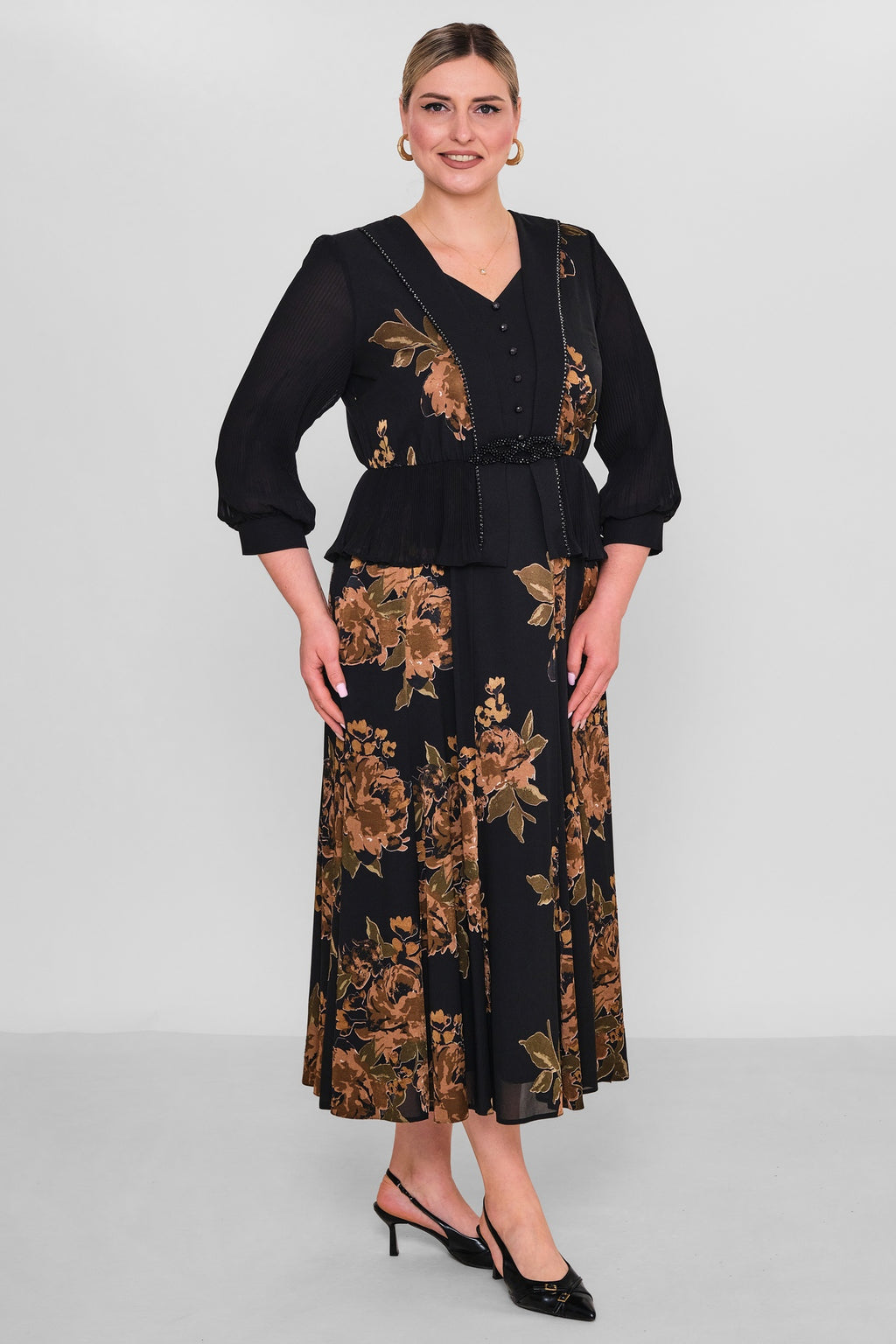 Gumanize - Plus Size Dress (GMZ2026-298-7931) - 8690200193453