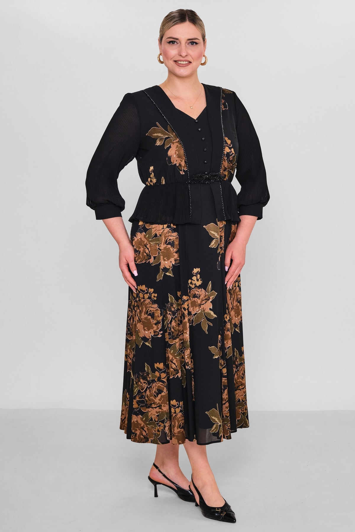 Gumanize - Plus Size Dress (GMZ2026-298-7931) - 8690200193453