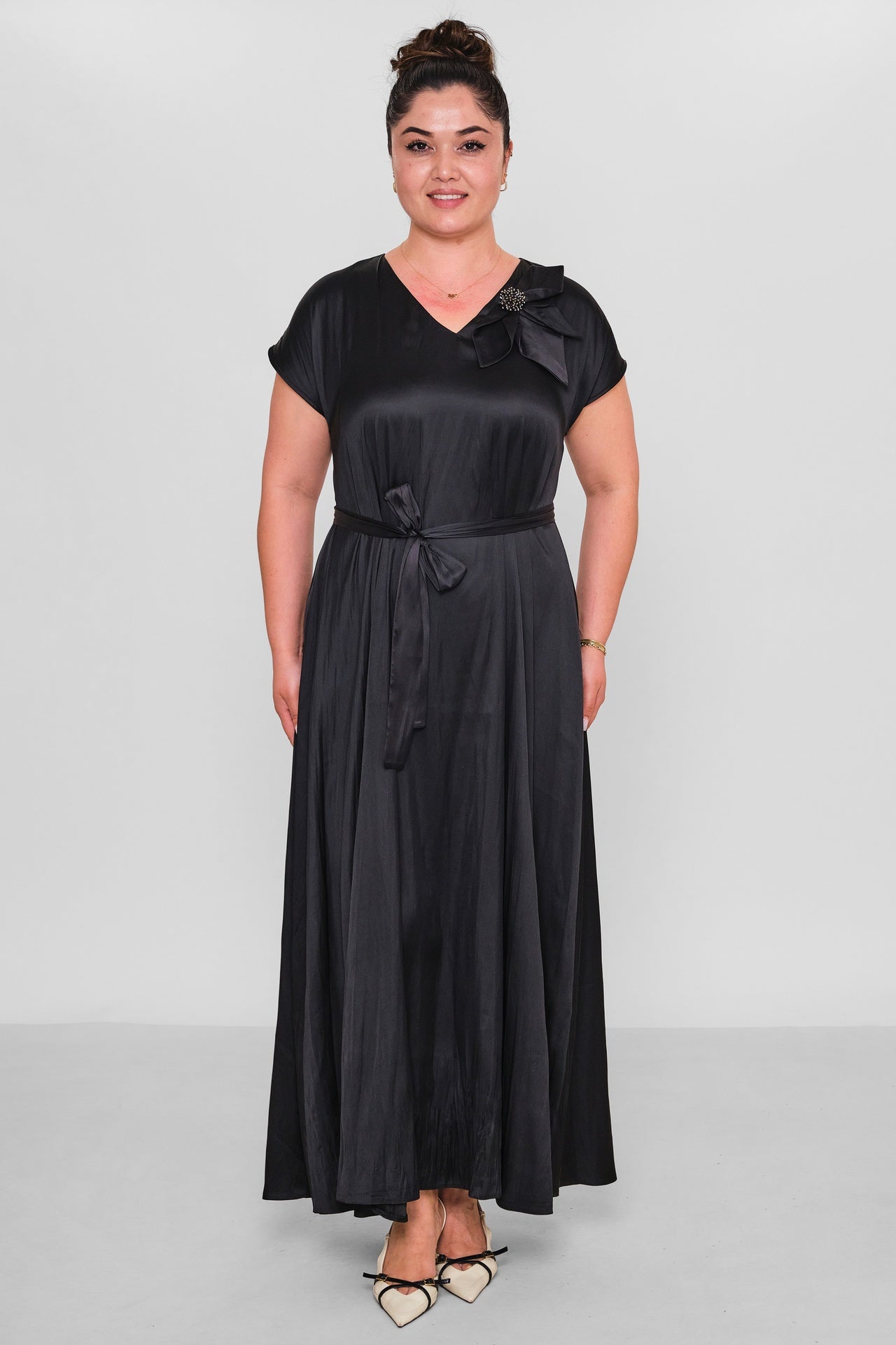 Dress Port - Plus Size Dress (DSP26Y5775) - 8690200193460