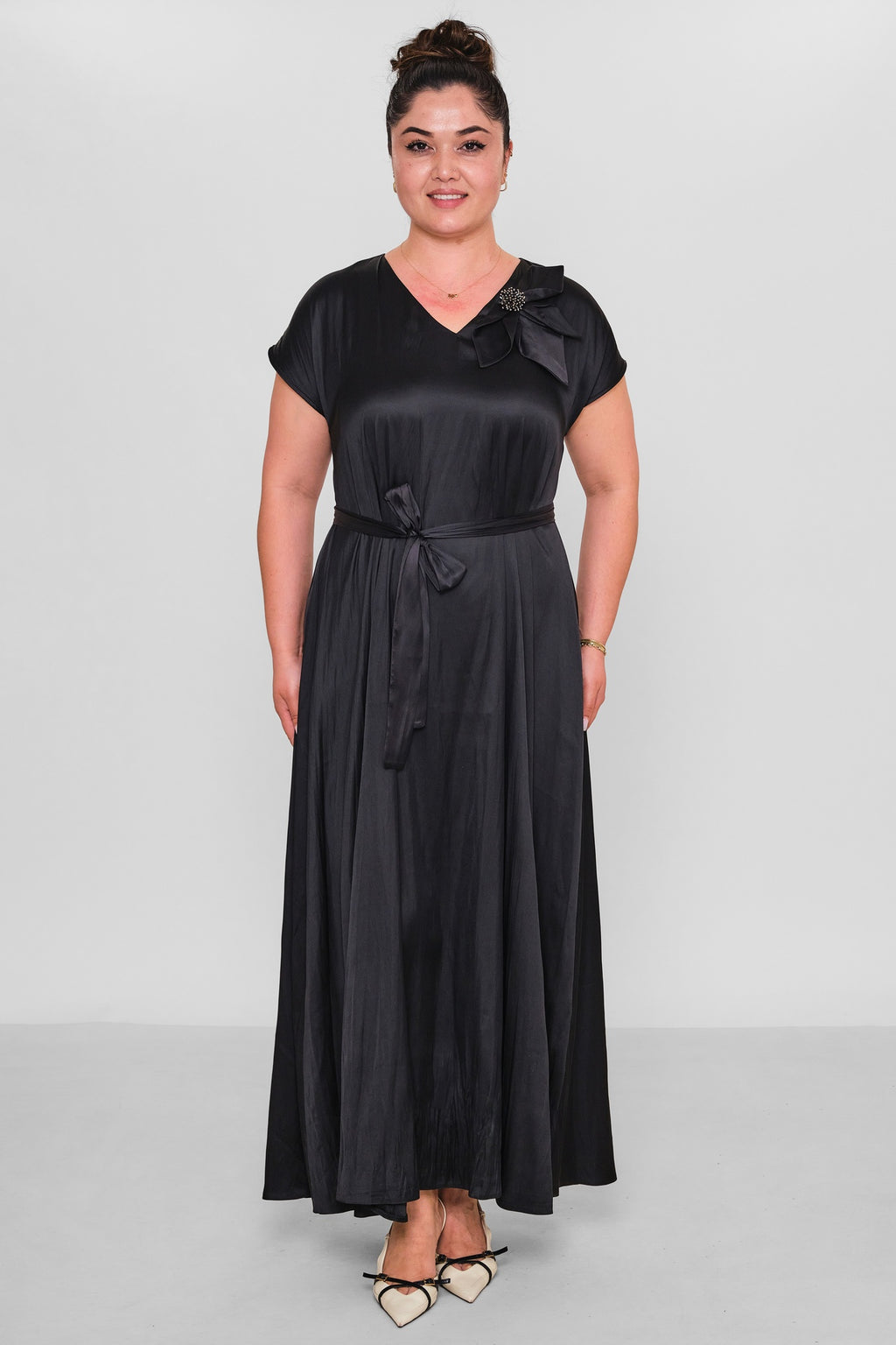 Dress Port - Plus Size Dress (DSP26Y5775) - 8690200193460