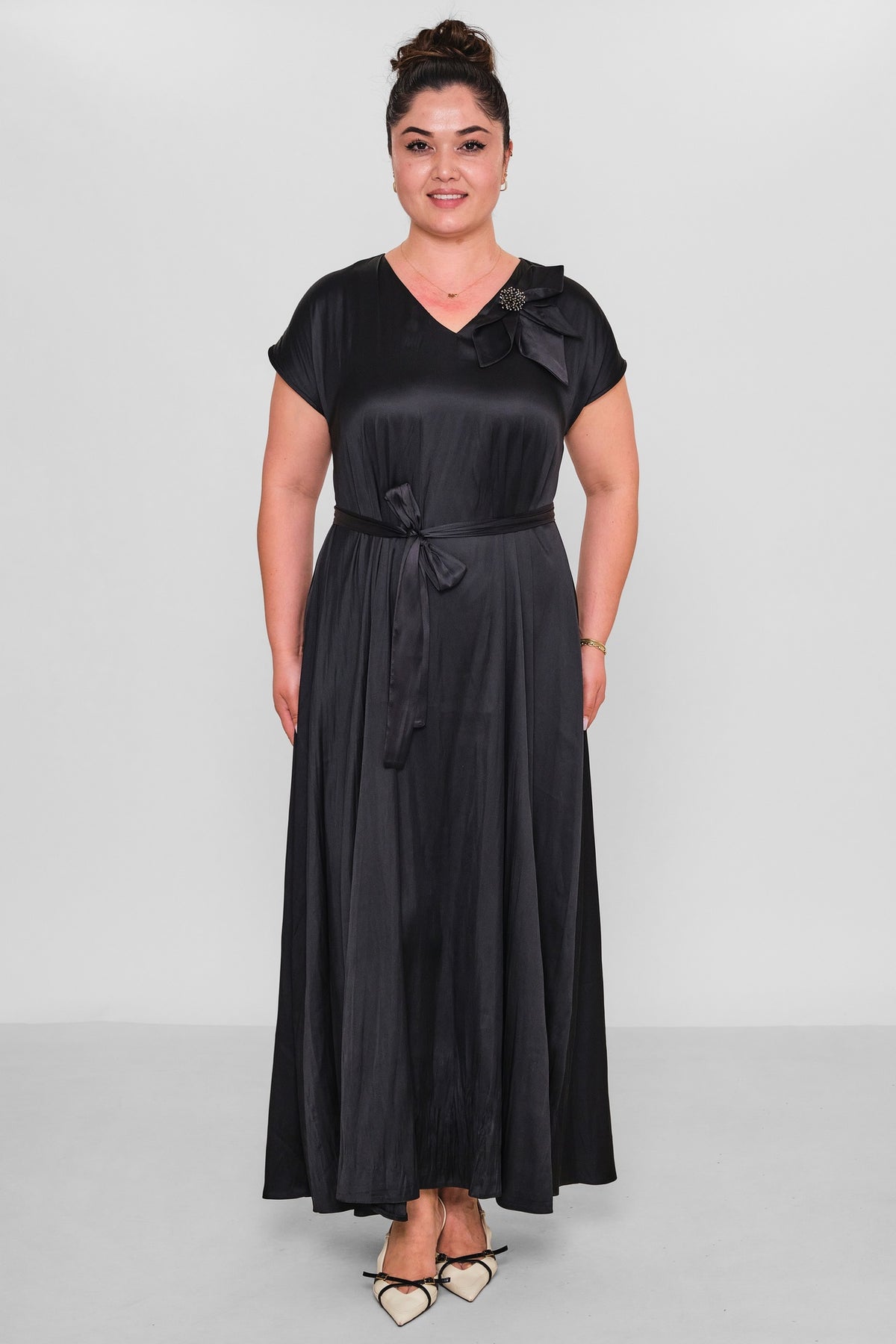 Dress Port - Plus Size Dress (DSP26Y5775) - 8690200193460