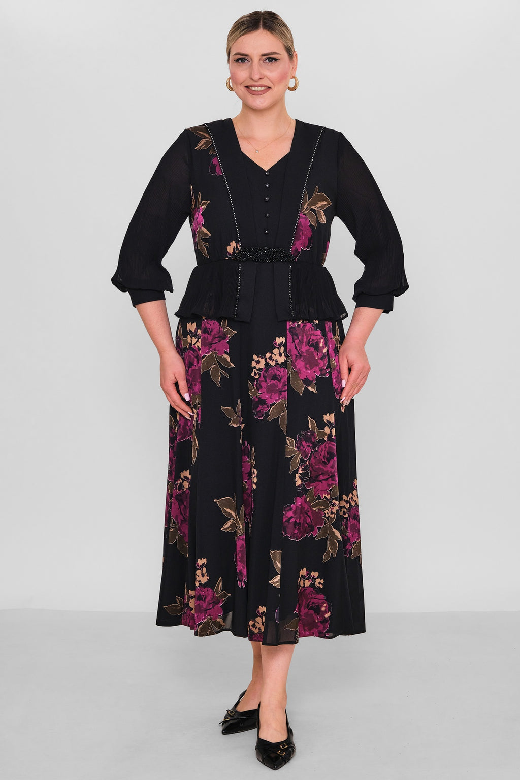 Gumanize - Plus Size Dress (GMZ2026-298-7931) - 8690200193521