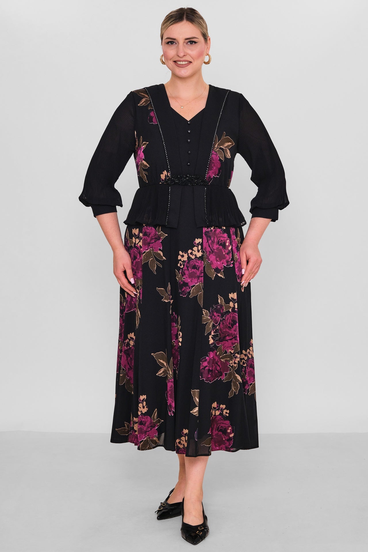 Gumanize - Plus Size Dress (GMZ2026-298-7931) - 8690200193521