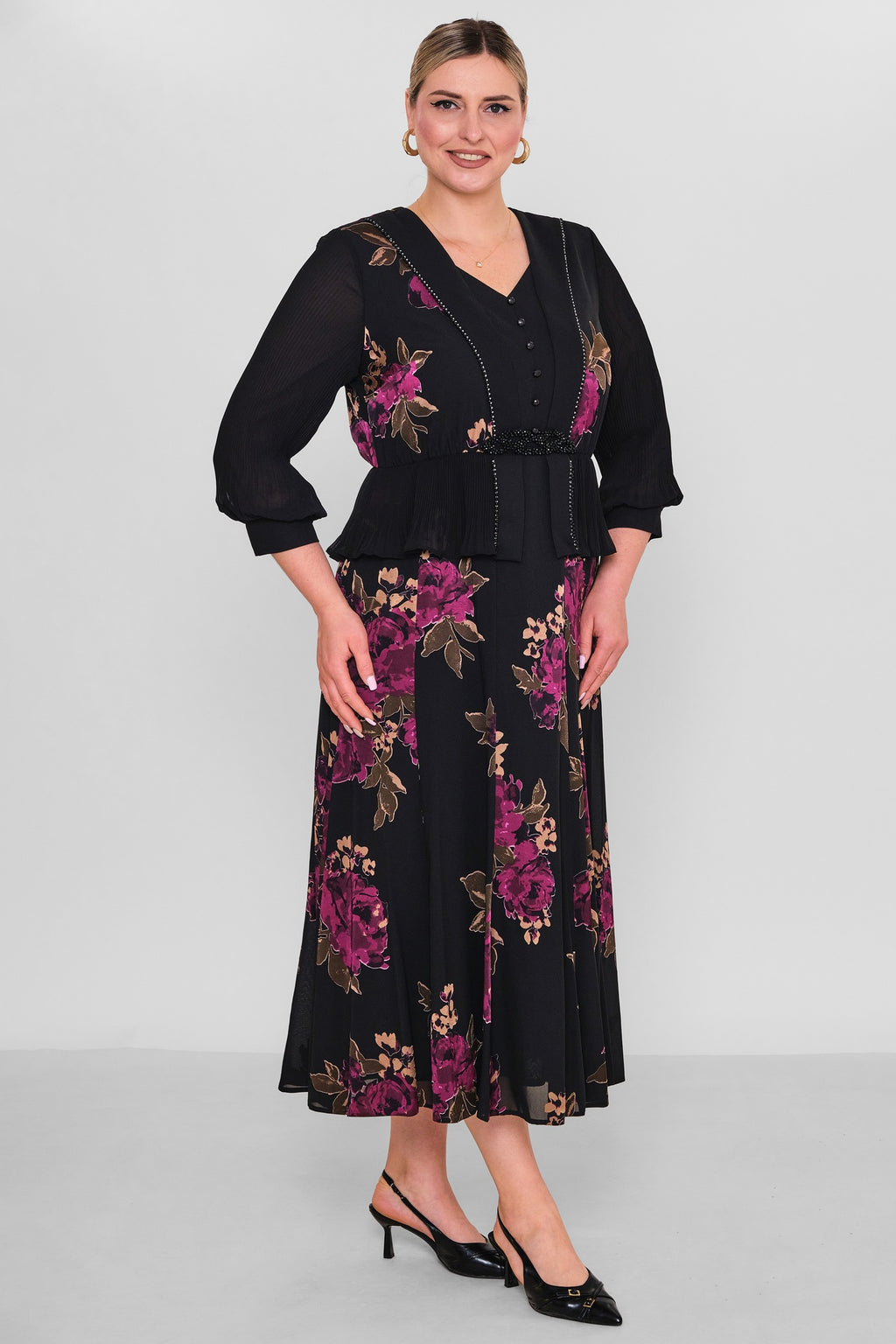 Gumanize - Plus Size Dress (GMZ2026-298-7931) - 8690200193521