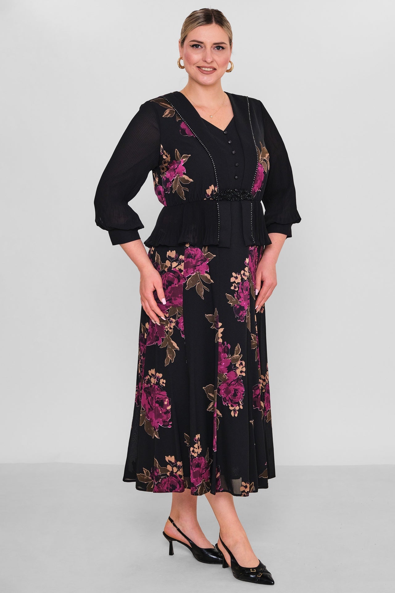 Gumanize - Plus Size Dress (GMZ2026-298-7931) - 8690200193521