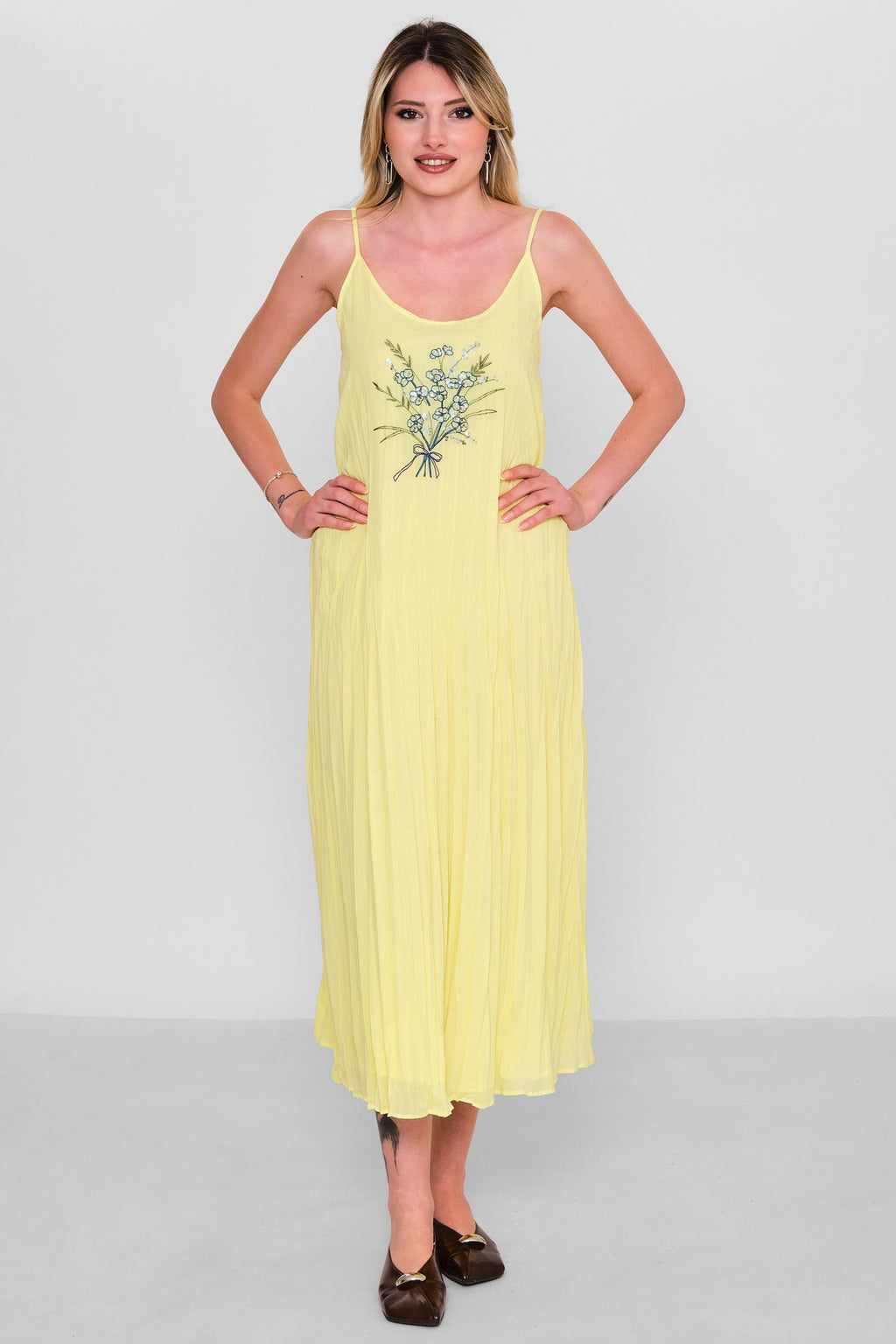 Qm - Regular Size Dress (QM.Y26.ELB.QE438) - 8690200193620