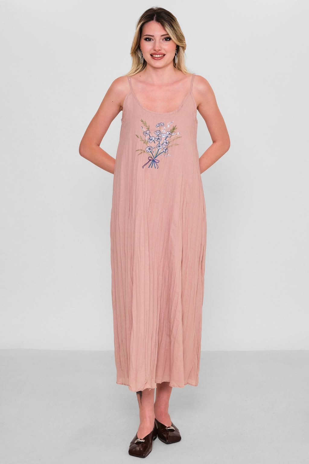 Qm - Regular Size Dress (QM.Y26.ELB.QE438) - 8690200193637