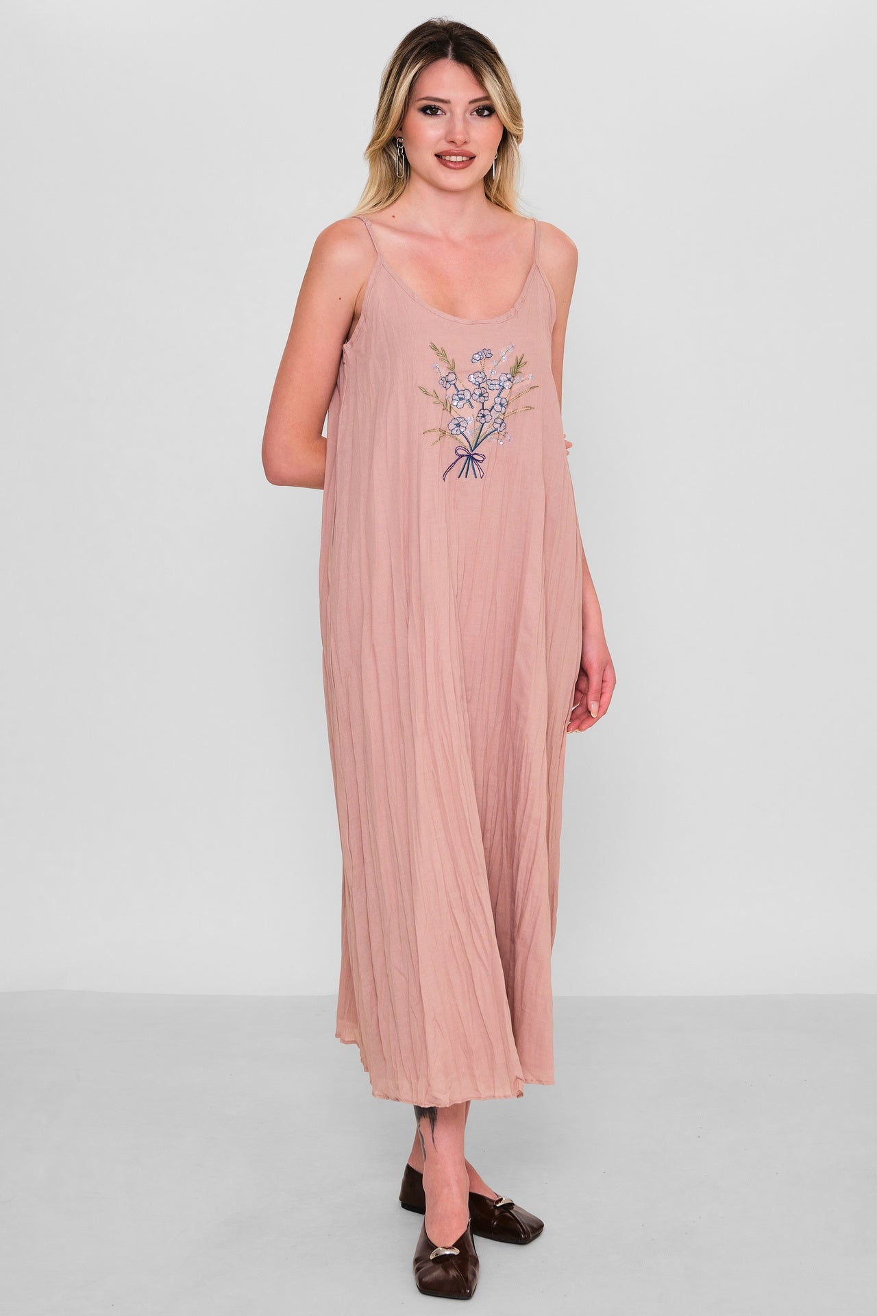 Qm - Regular Size Dress (QM.Y26.ELB.QE438) - 8690200193637