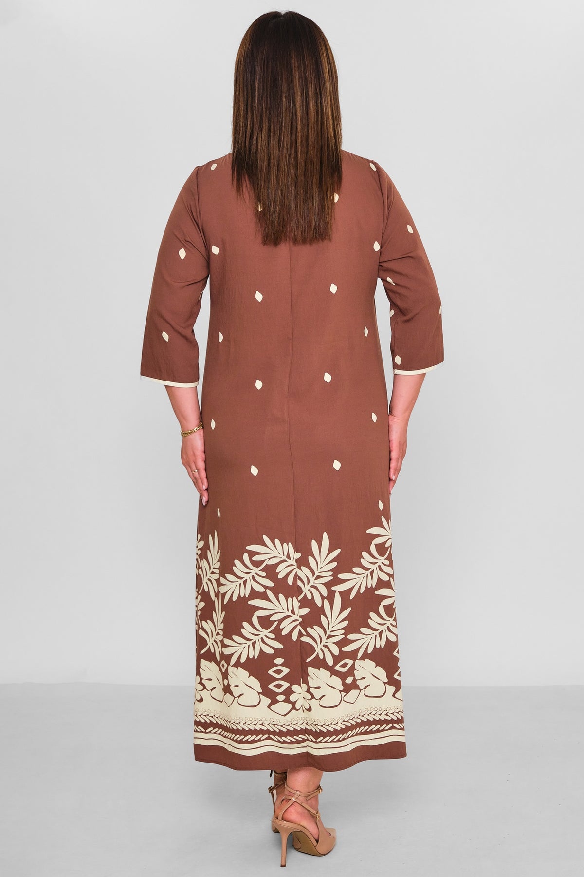 Dress Port - Plus Size Dress (DSP26Y5772) - 8690200194016