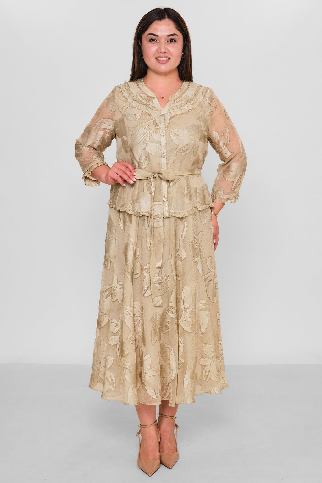 Gumanize - Plus Size Dress (GMZ2026-791-8274) - 8690200194030