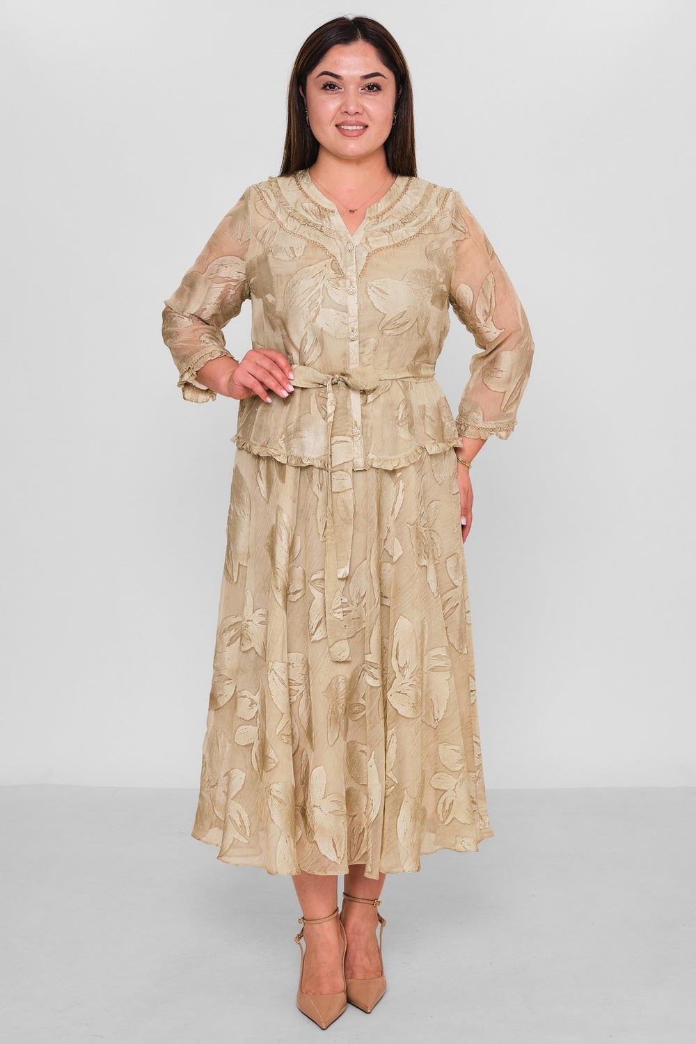 Gumanize - Plus Size Dress (GMZ2026-791-8274) - 8690200194030
