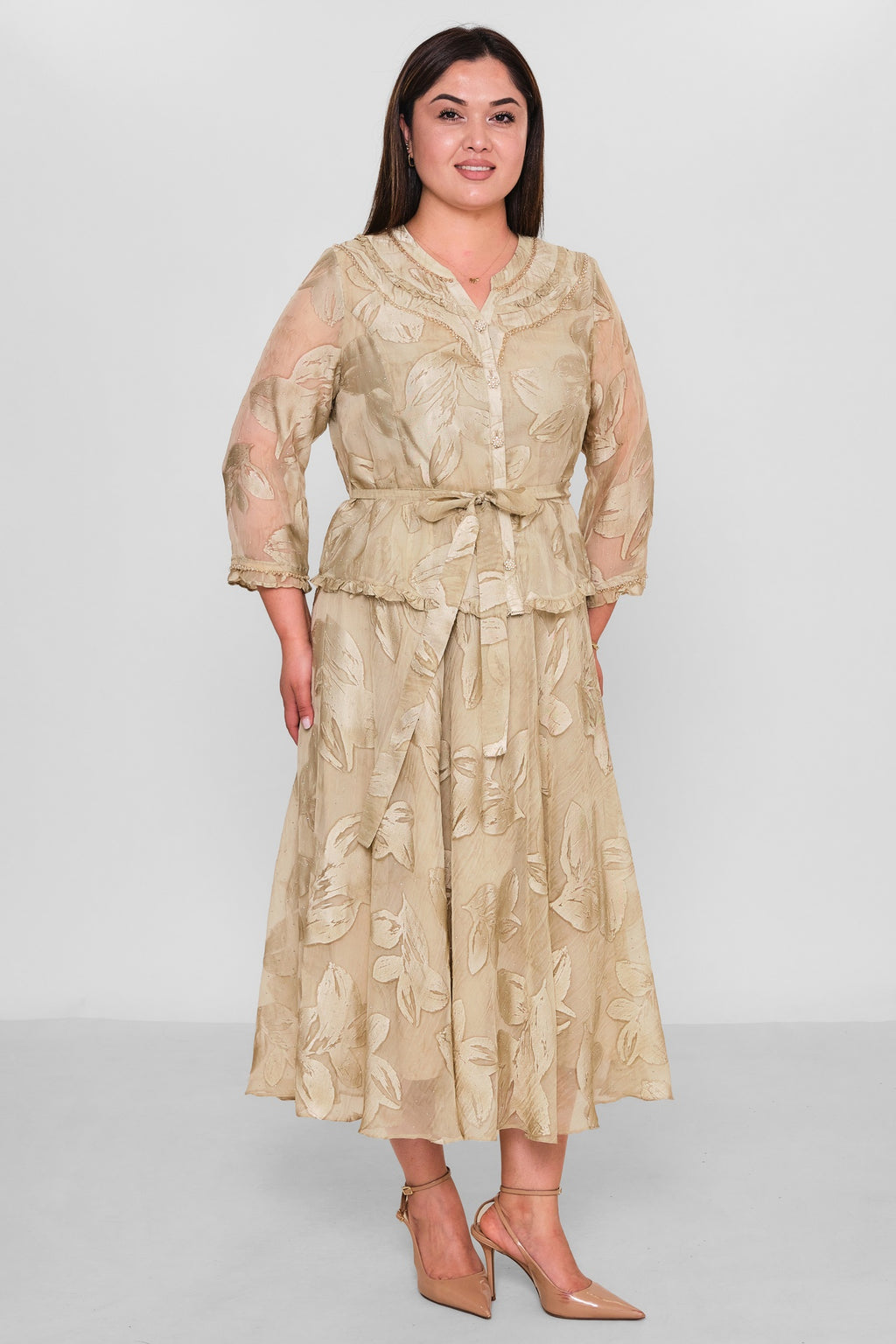 Gumanize - Plus Size Dress (GMZ2026-791-8274) - 8690200194030