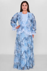 Nupel Line - Plus Size Dress (NPL26Y5168BB) - 8690200194177