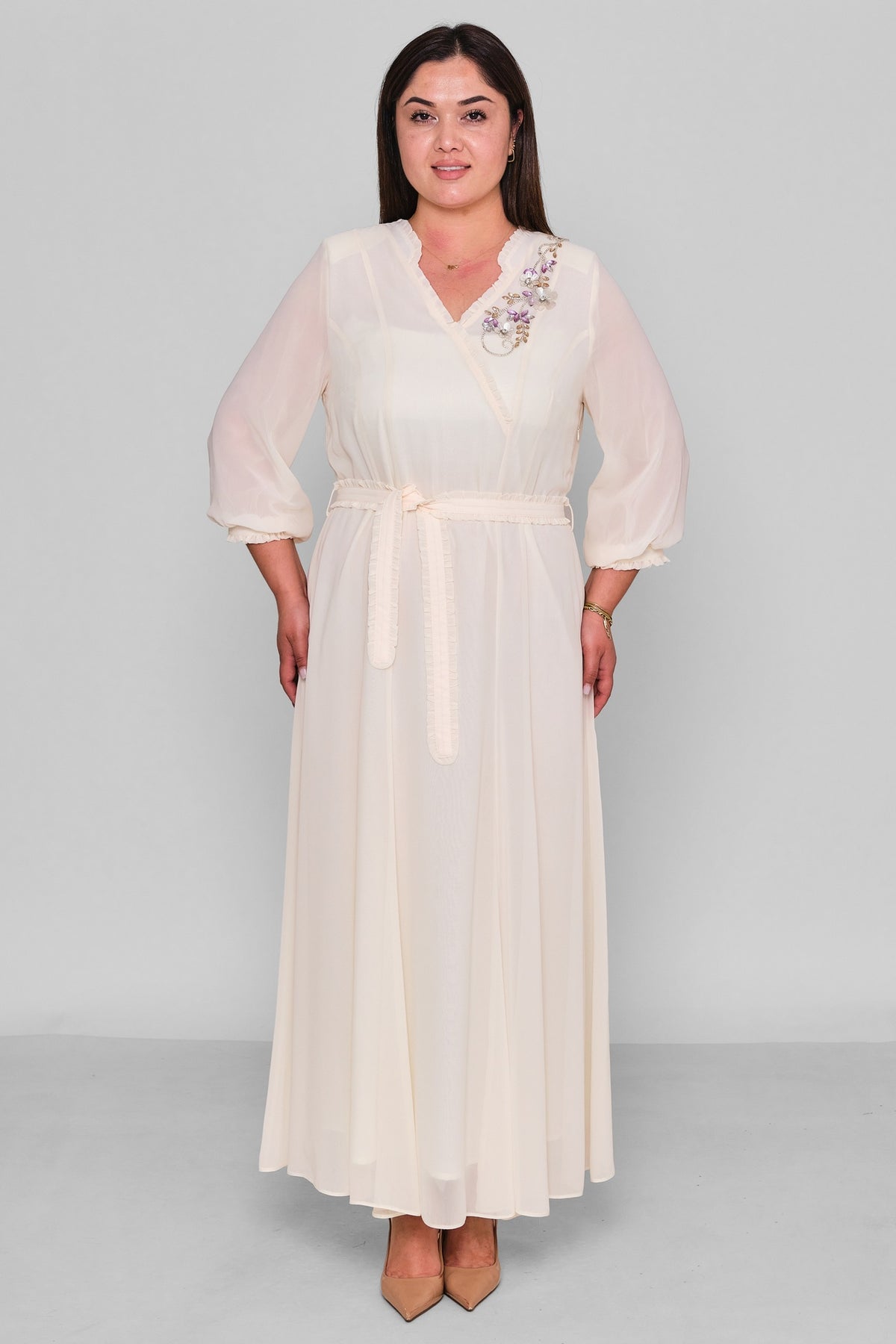 Gumanize - Plus Size Dress (GMZ2026-956-172) - 8690200194351