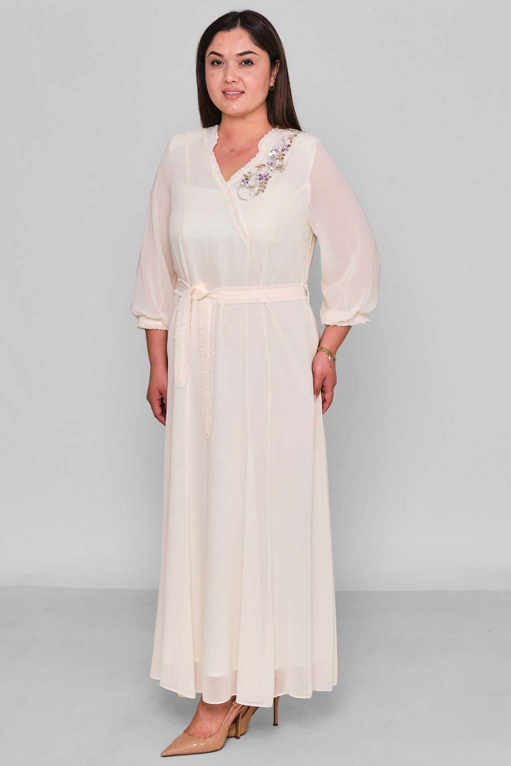 Gumanize - Plus Size Dress (GMZ2026-956-172) - 8690200194351
