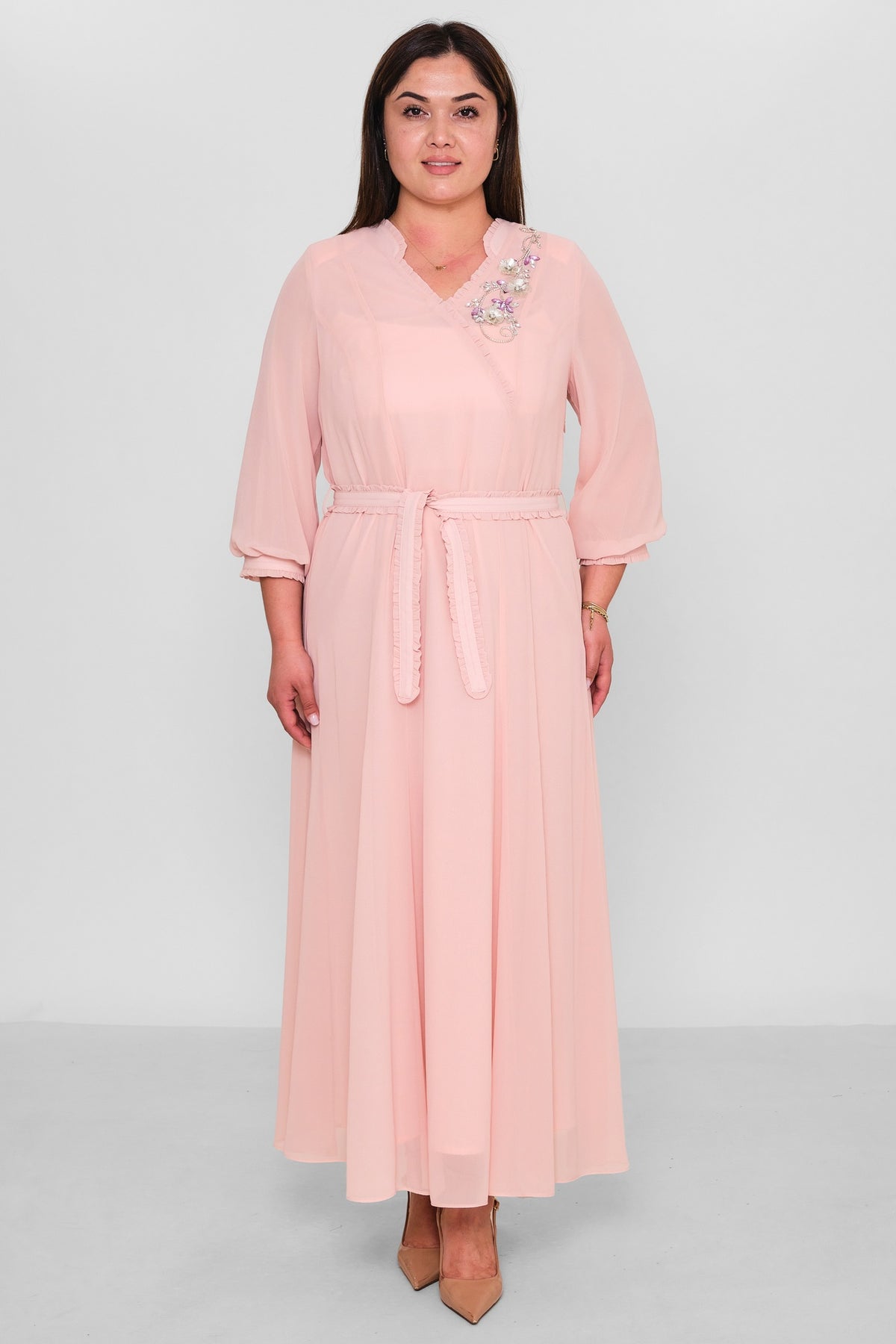 Gumanize - Plus Size Dress (GMZ2026-956-172) - 8690200194368