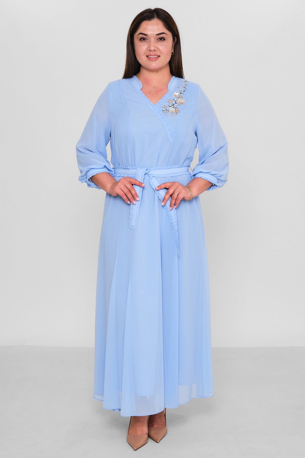 Gumanize - Plus Size Dress (GMZ2026-956-172) - 8690200194399