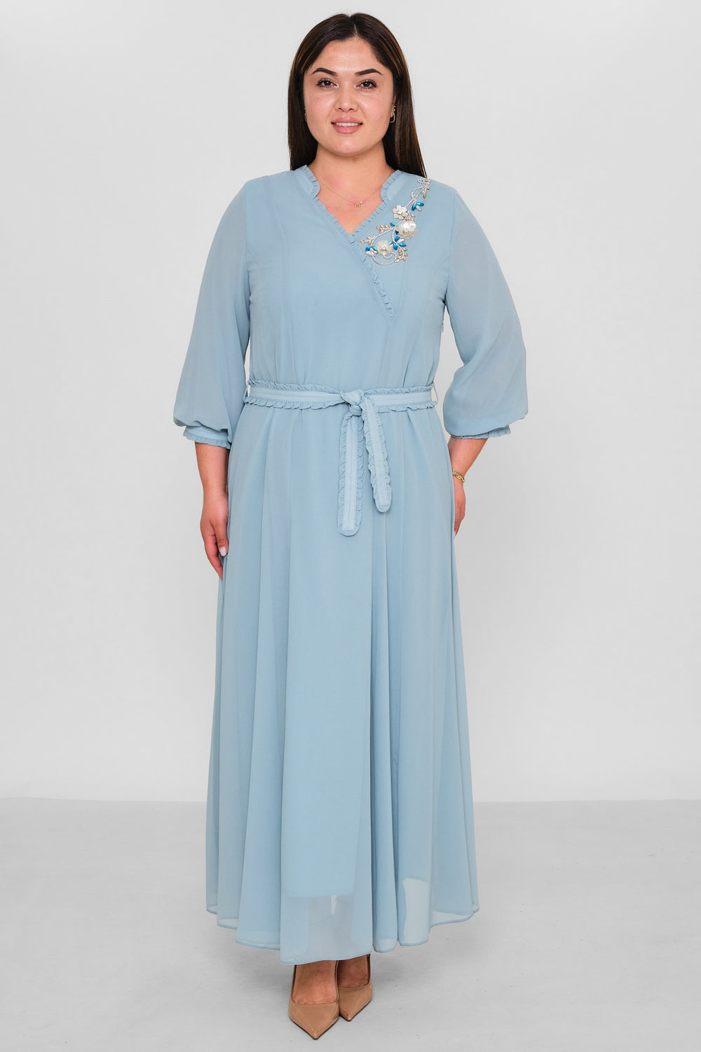Gumanize - Plus Size Dress (GMZ2026-956-172) - 8690200194405