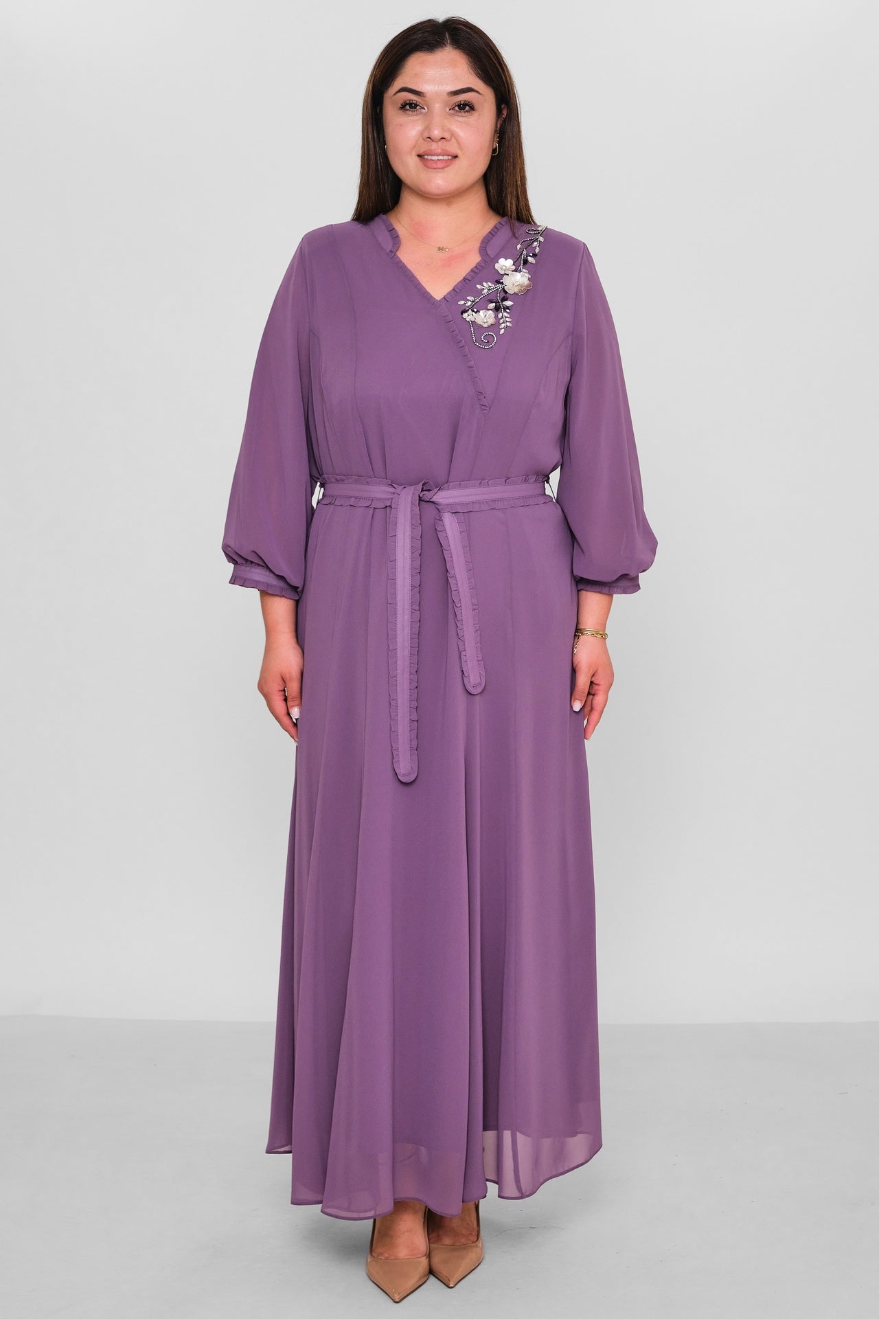 Gumanize - Extended Plus Size Dress (GMZ2026-991-172) - 8690200194467