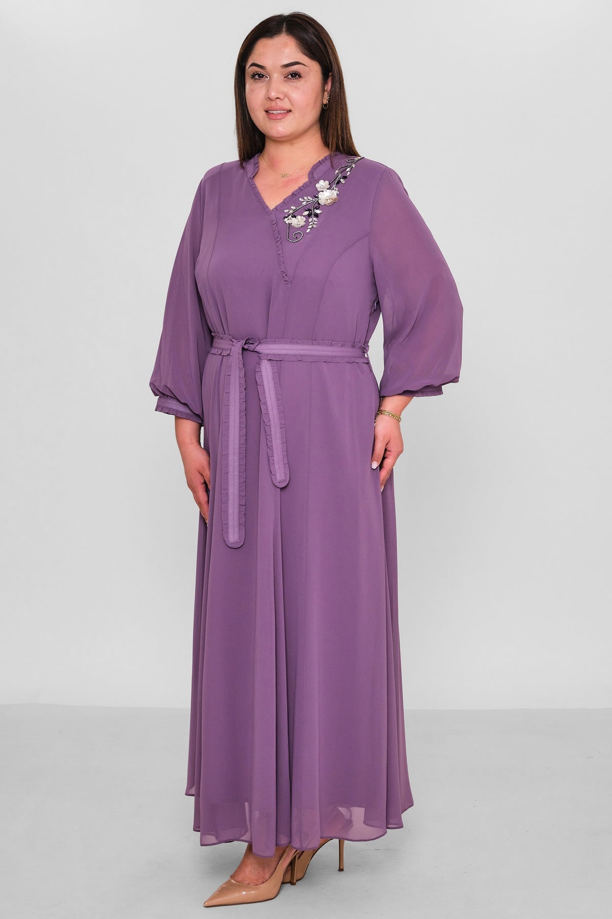 Gumanize - Extended Plus Size Dress (GMZ2026-991-172) - 8690200194467