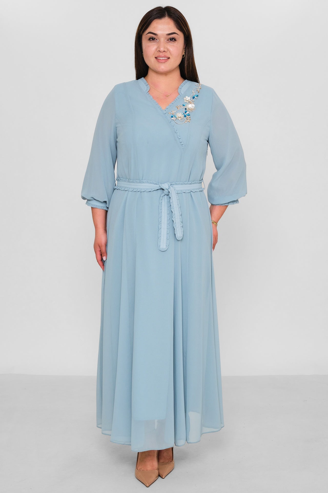 Gumanize - Extended Plus Size Dress (GMZ2026-991-172) - 8690200194474