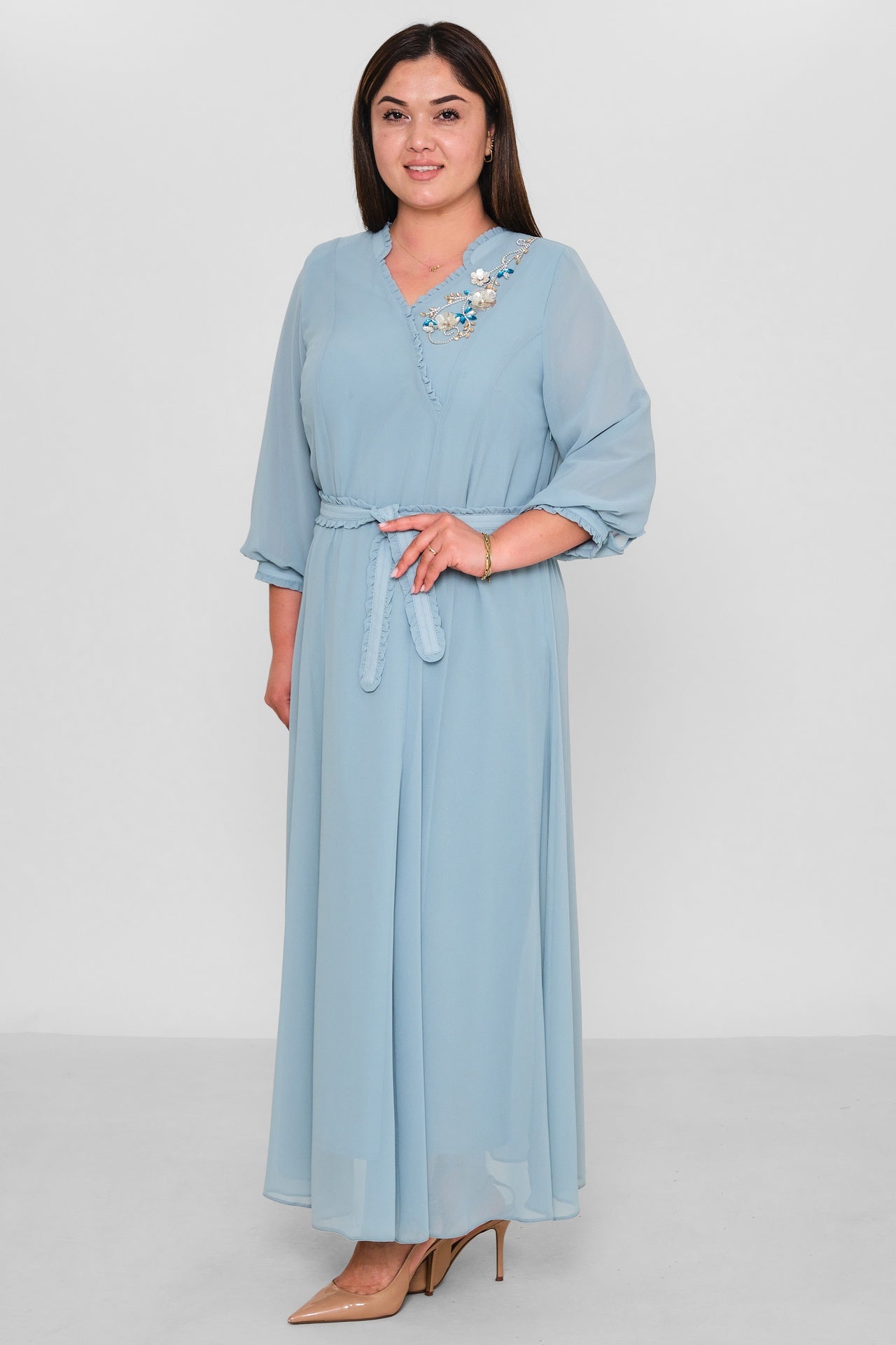 Gumanize - Extended Plus Size Dress (GMZ2026-991-172) - 8690200194474