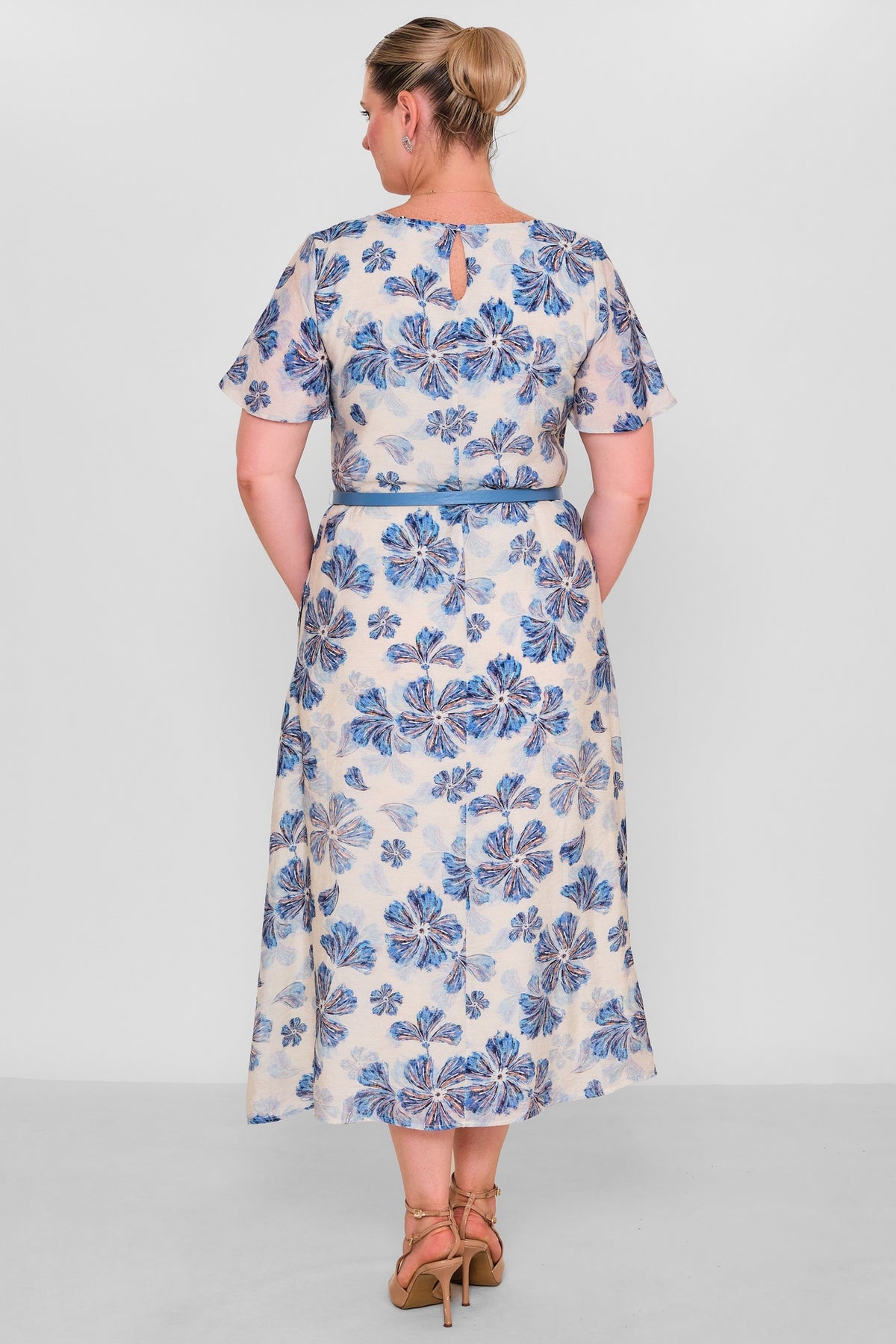 Revaro - Plus Size Dress (RVR26YBS-2710) - 8690200194627