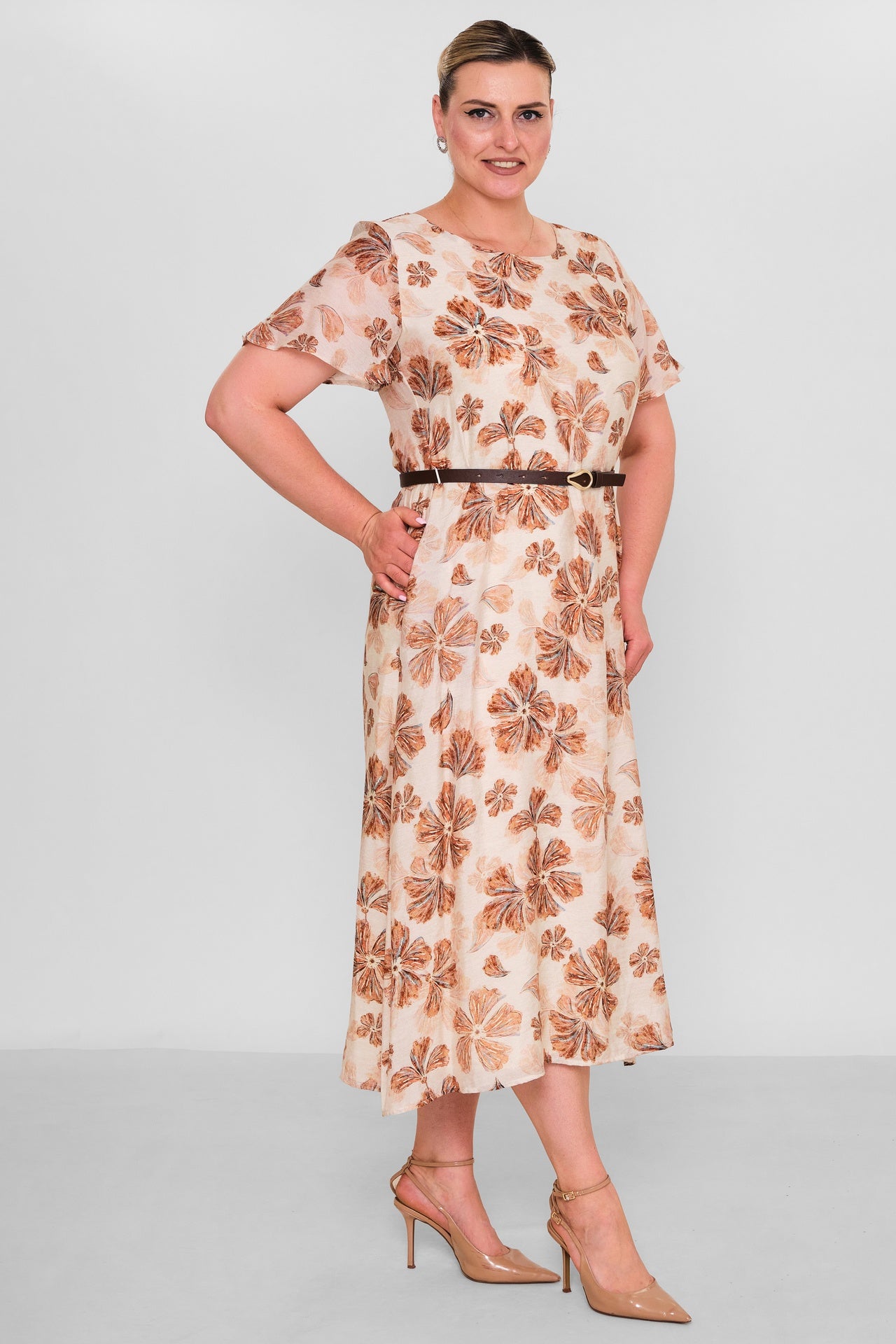 Revaro - Plus Size Dress (RVR26YBS-2710) - 8690200194634