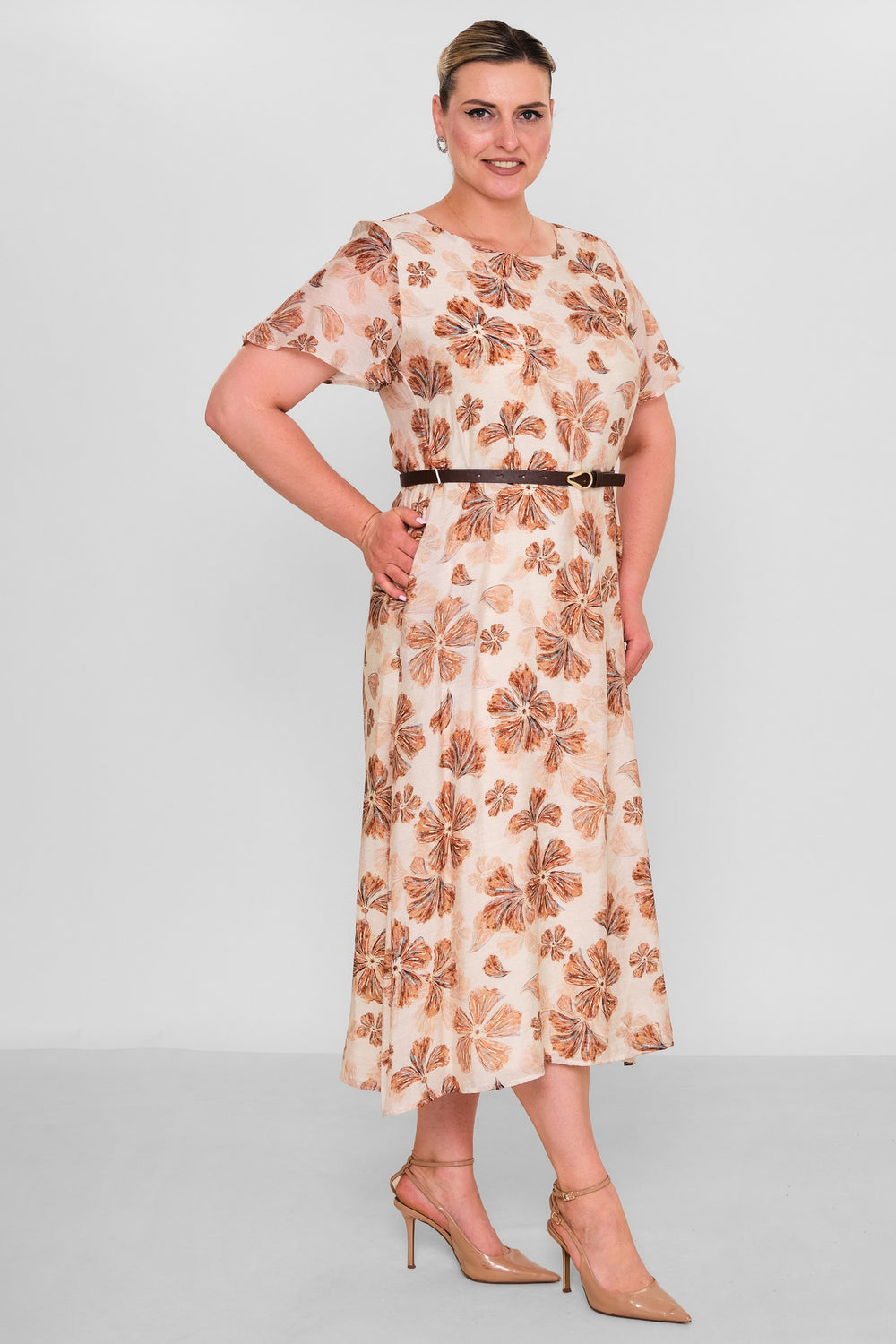 Revaro - Plus Size Dress (RVR26YBS-2710) - 8690200194634