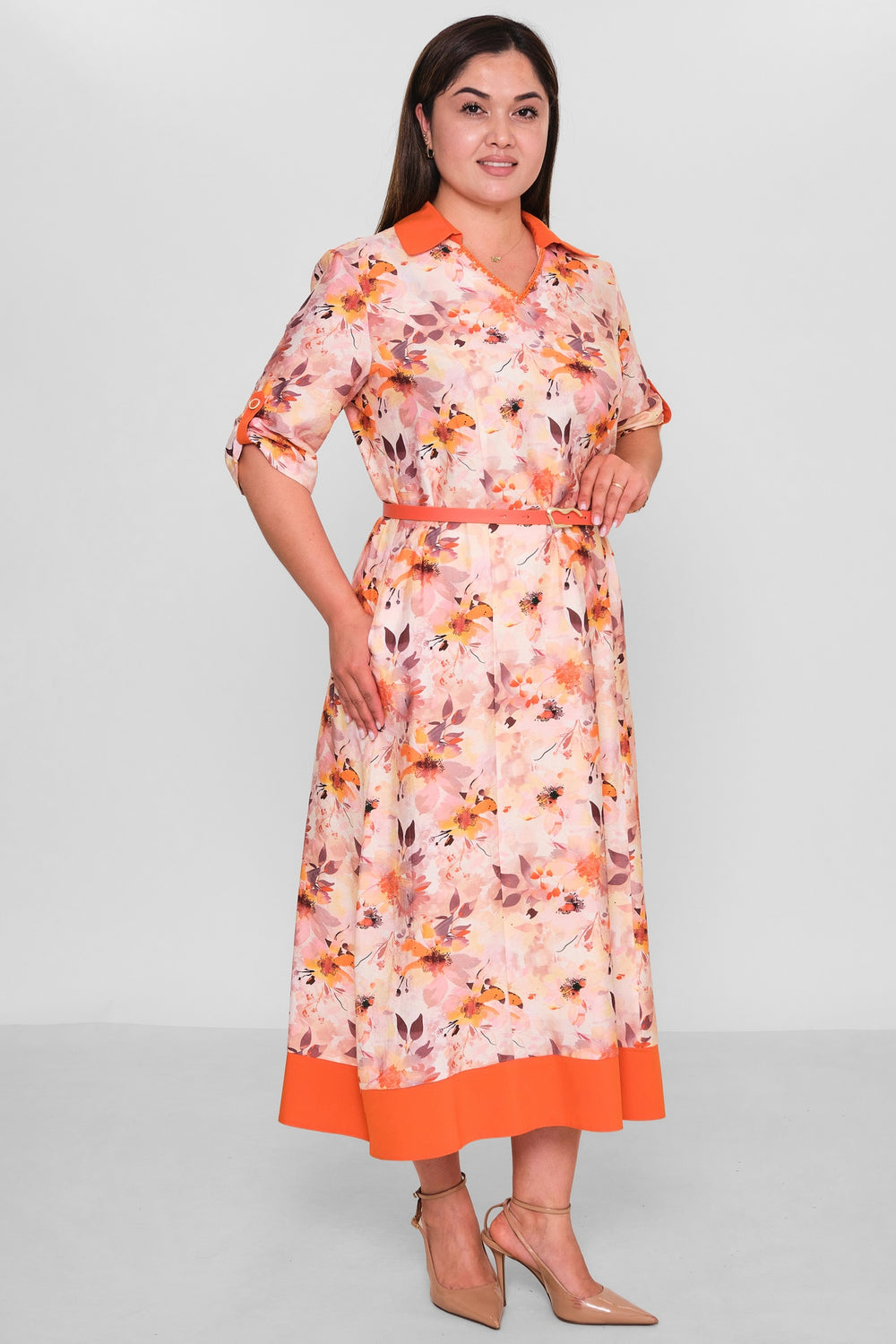 Dress Port - Plus Size Dress (DSP26Y5777) - 8690200194641
