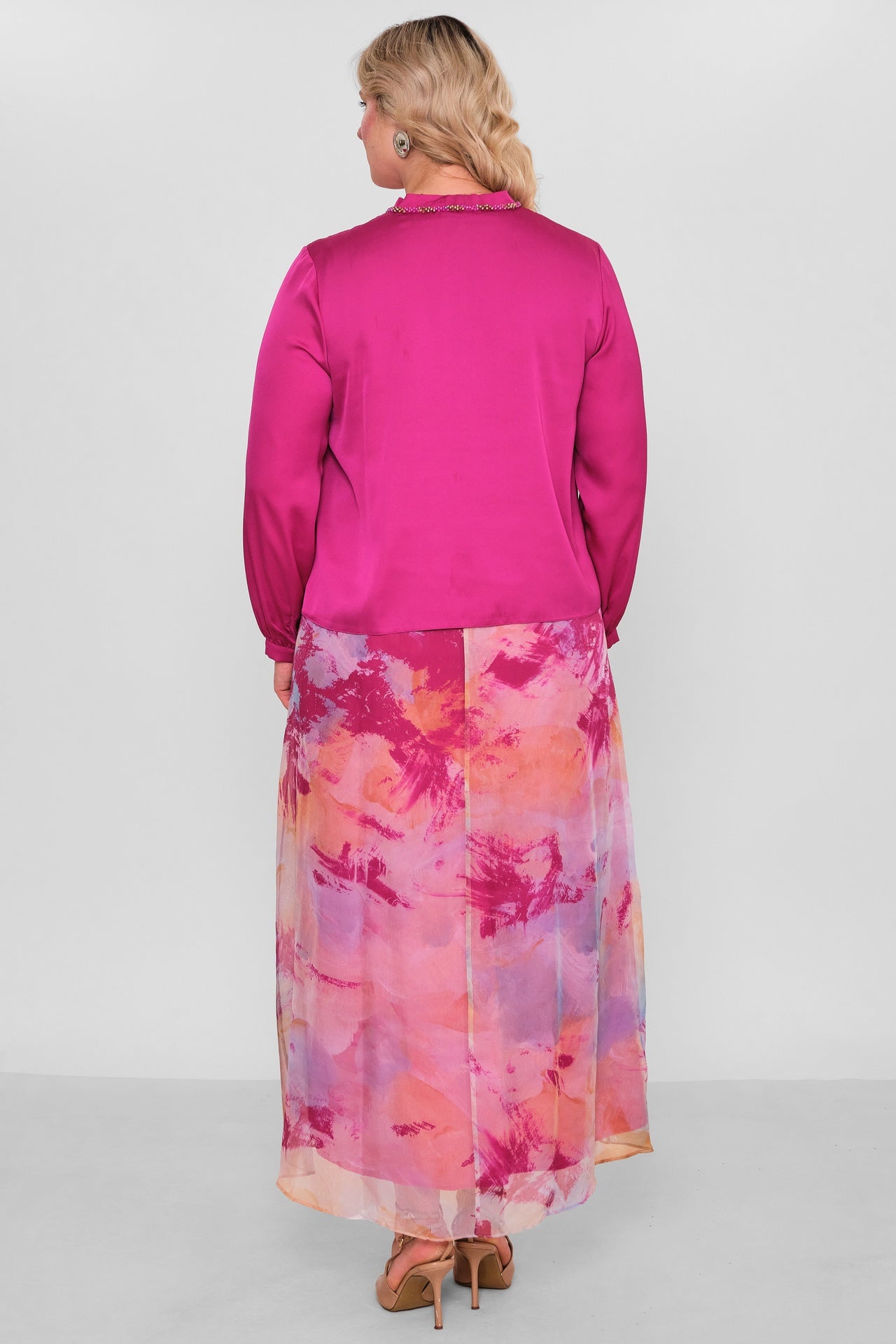 Ksas - Plus Size Dress (KSAS32410) - 8690200194870
