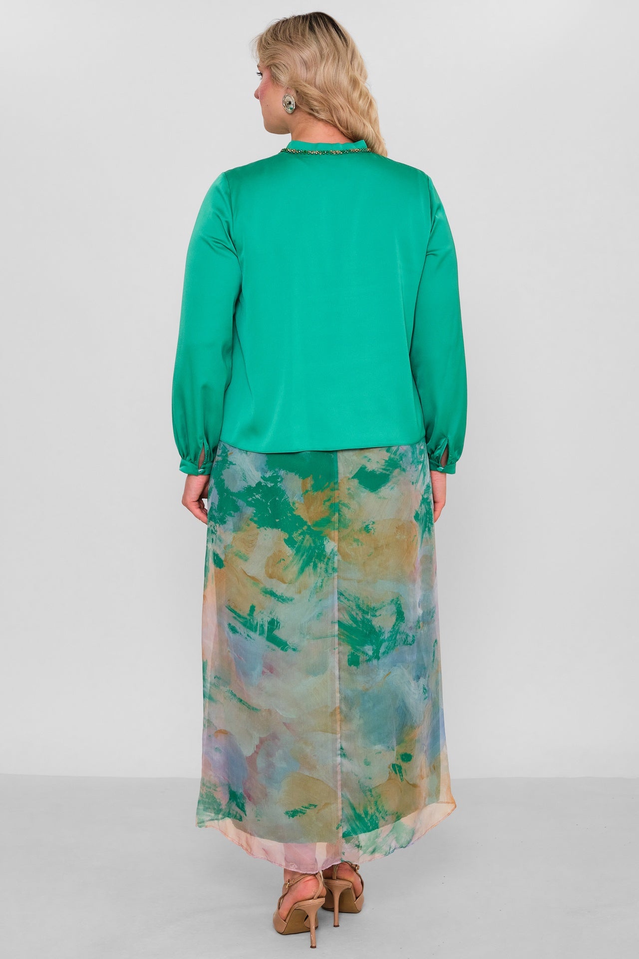 Ksas - Plus Size Dress (KSAS32410) - 8690200194887
