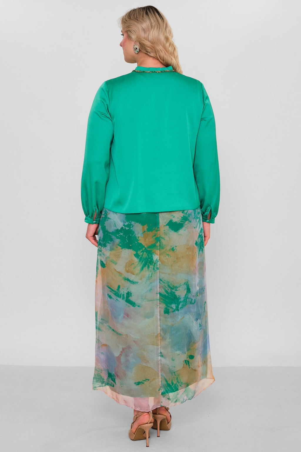 Ksas - Plus Size Dress (KSAS32410) - 8690200194887