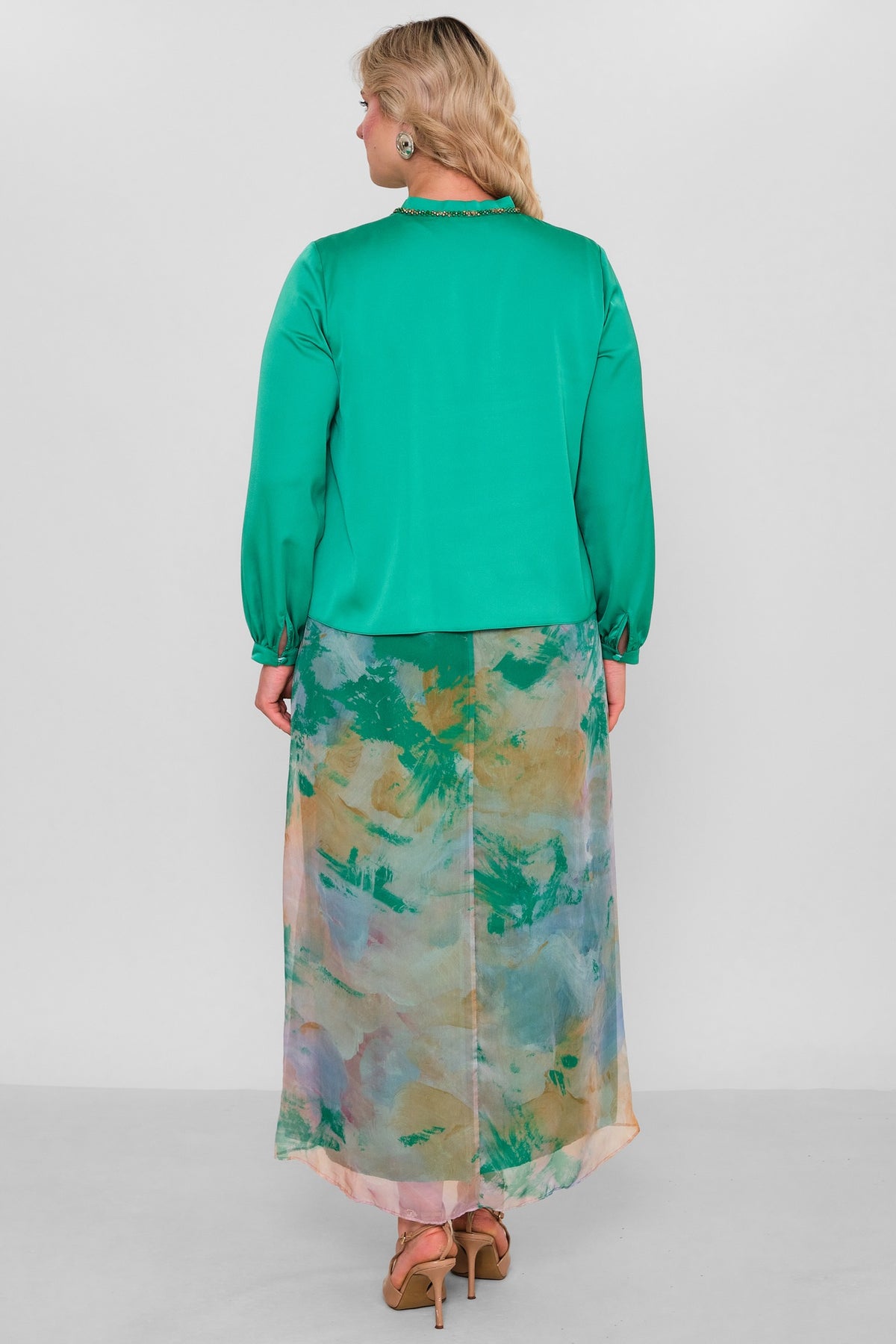 Ksas - Plus Size Dress (KSAS32410) - 8690200194887