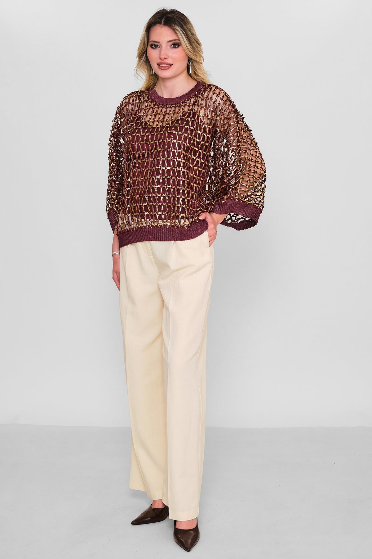 Myraang - Regular Size Blouse (MRG26Y02-3125) - 8690200194948