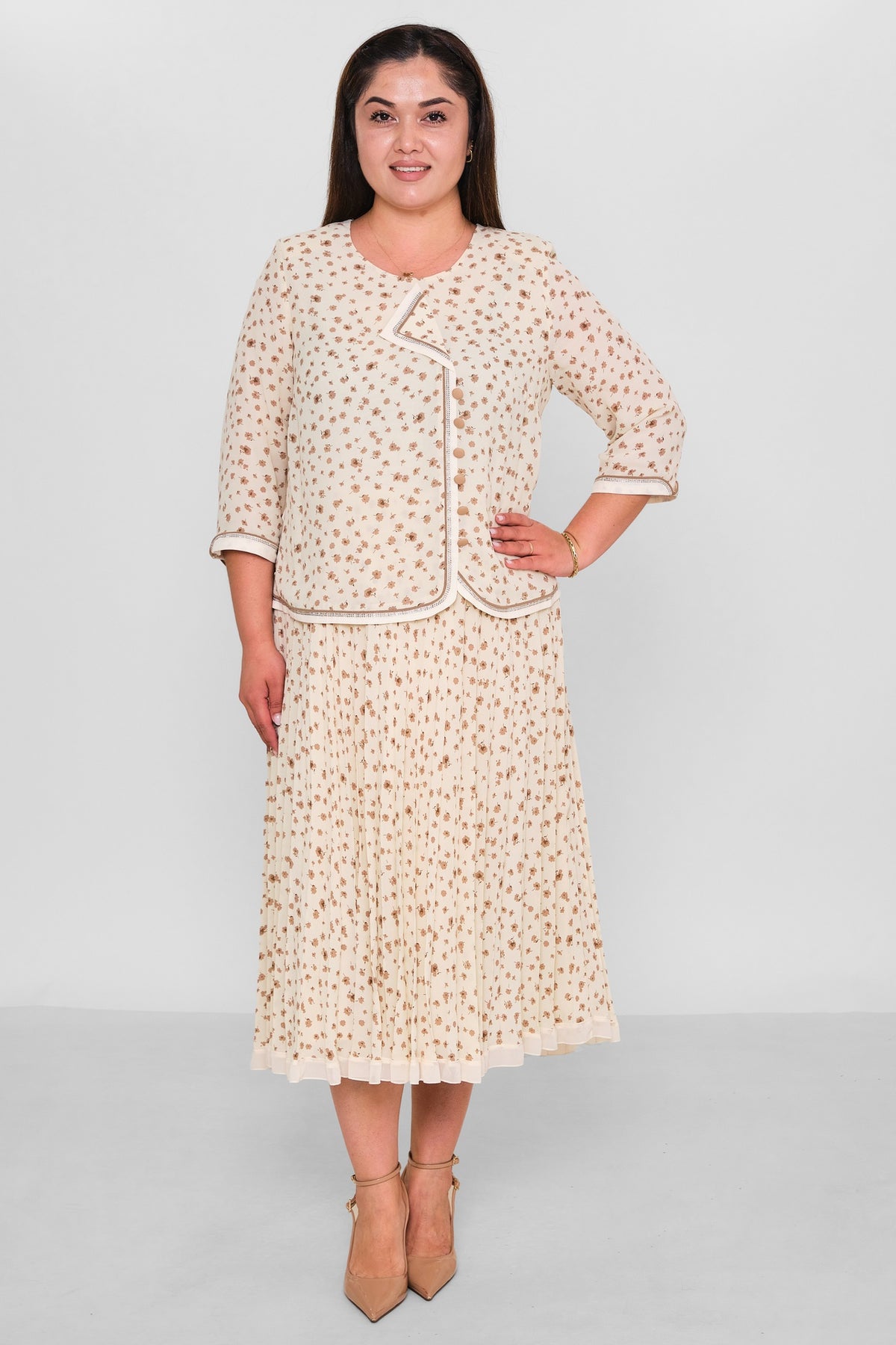 Gumanize - Plus Size Dress (GMZ2026-405-8345) - 8690200195020