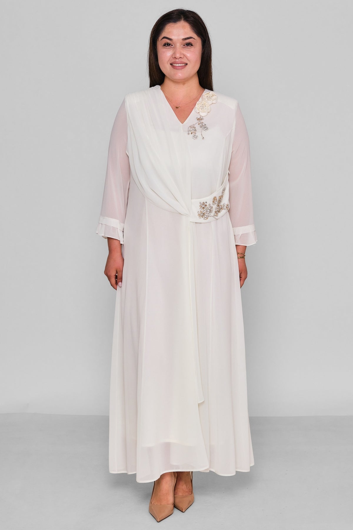 Gumanize - Plus Size Dress (GMZ2026-953-172) - 8690200195068