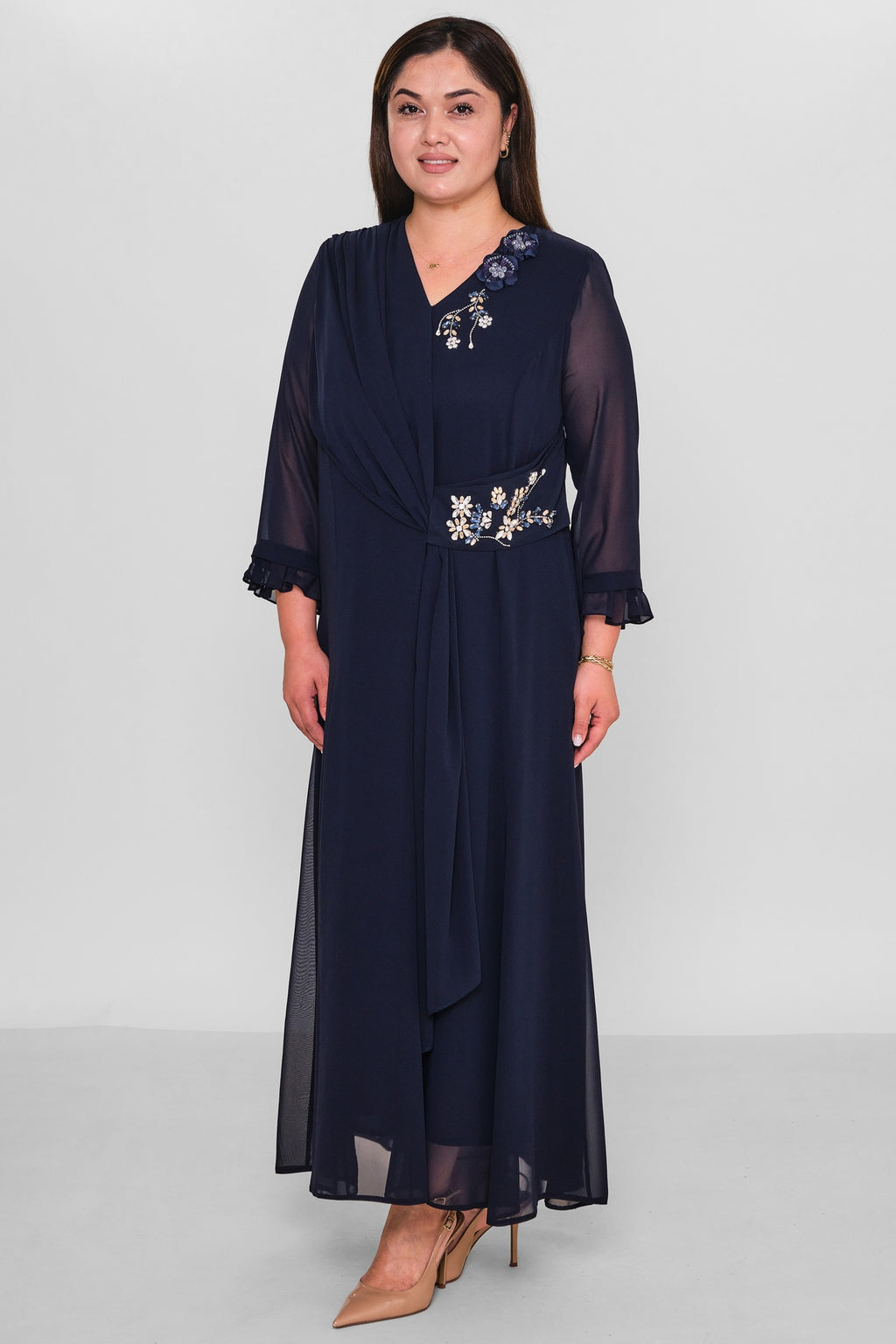 Gumanize - Plus Size Dress (GMZ2026-953-172) - 8690200195075