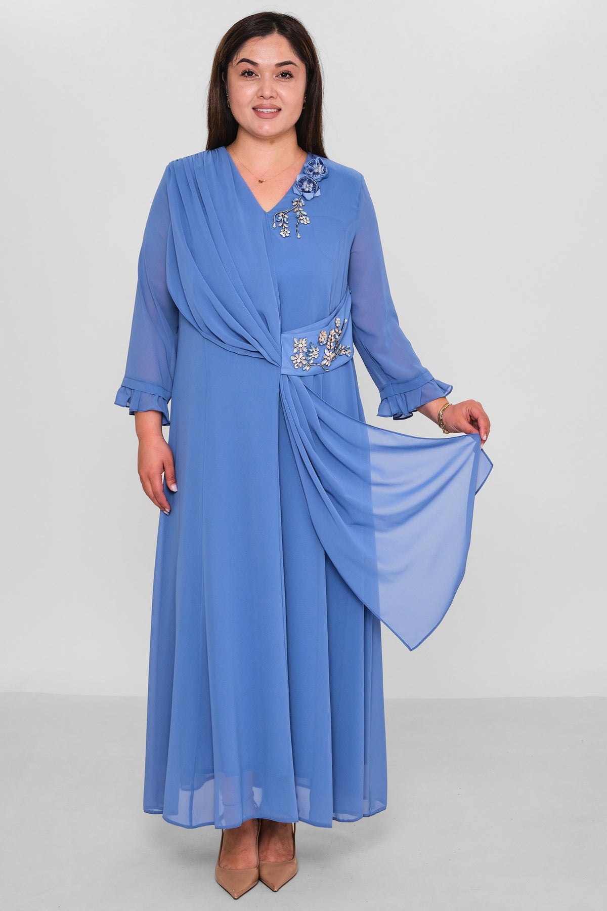 Gumanize - Plus Size Dress (GMZ2026-953-172) - 8690200195082