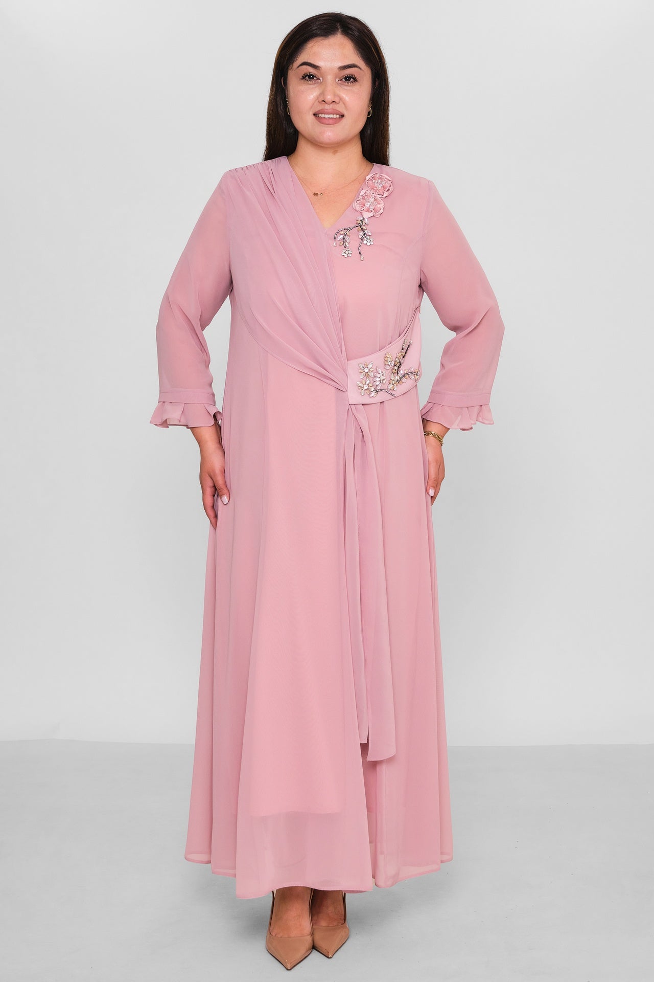 Gumanize - Plus Size Dress (GMZ2026-953-172) - 8690200195105