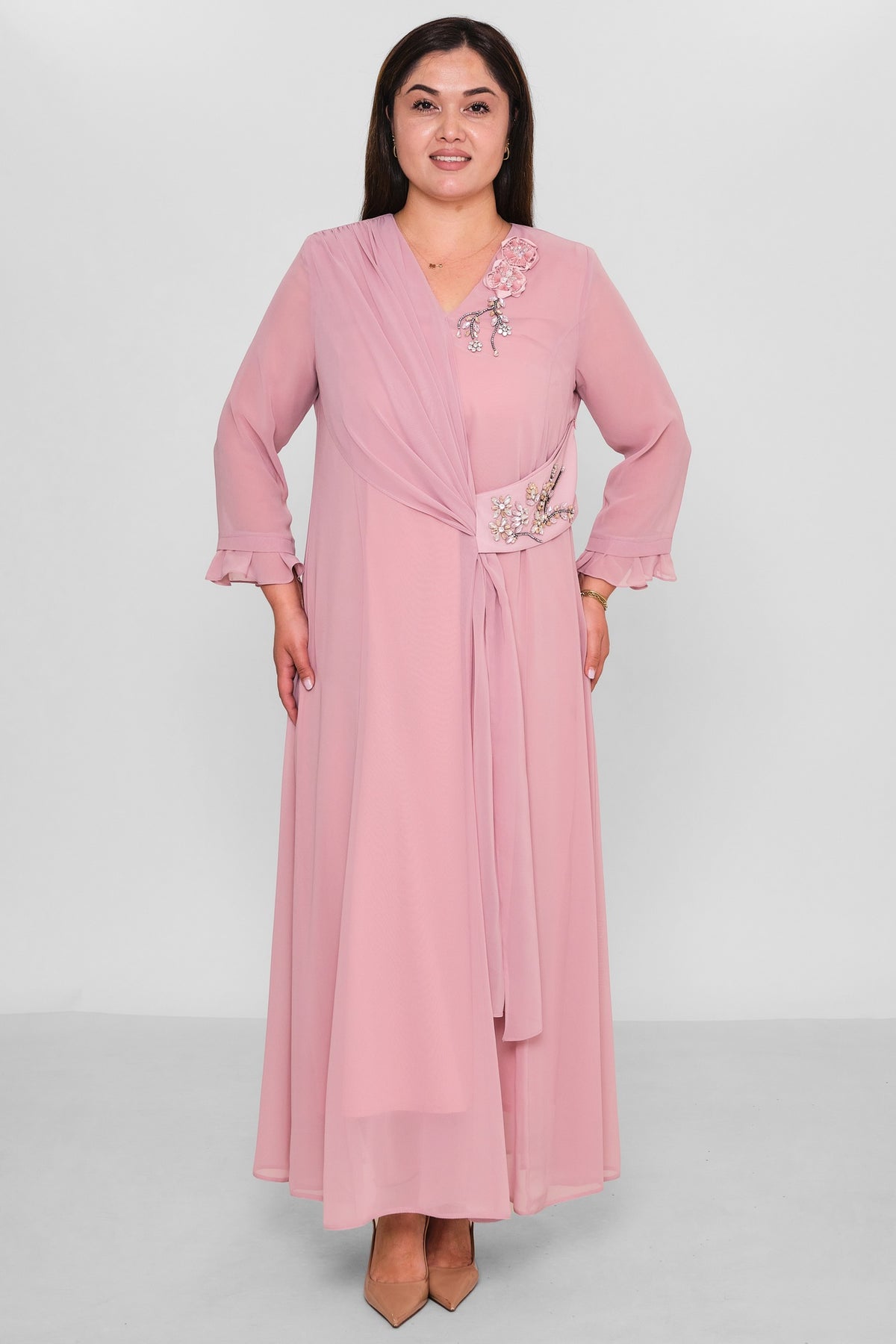 Gumanize - Plus Size Dress (GMZ2026-953-172) - 8690200195105