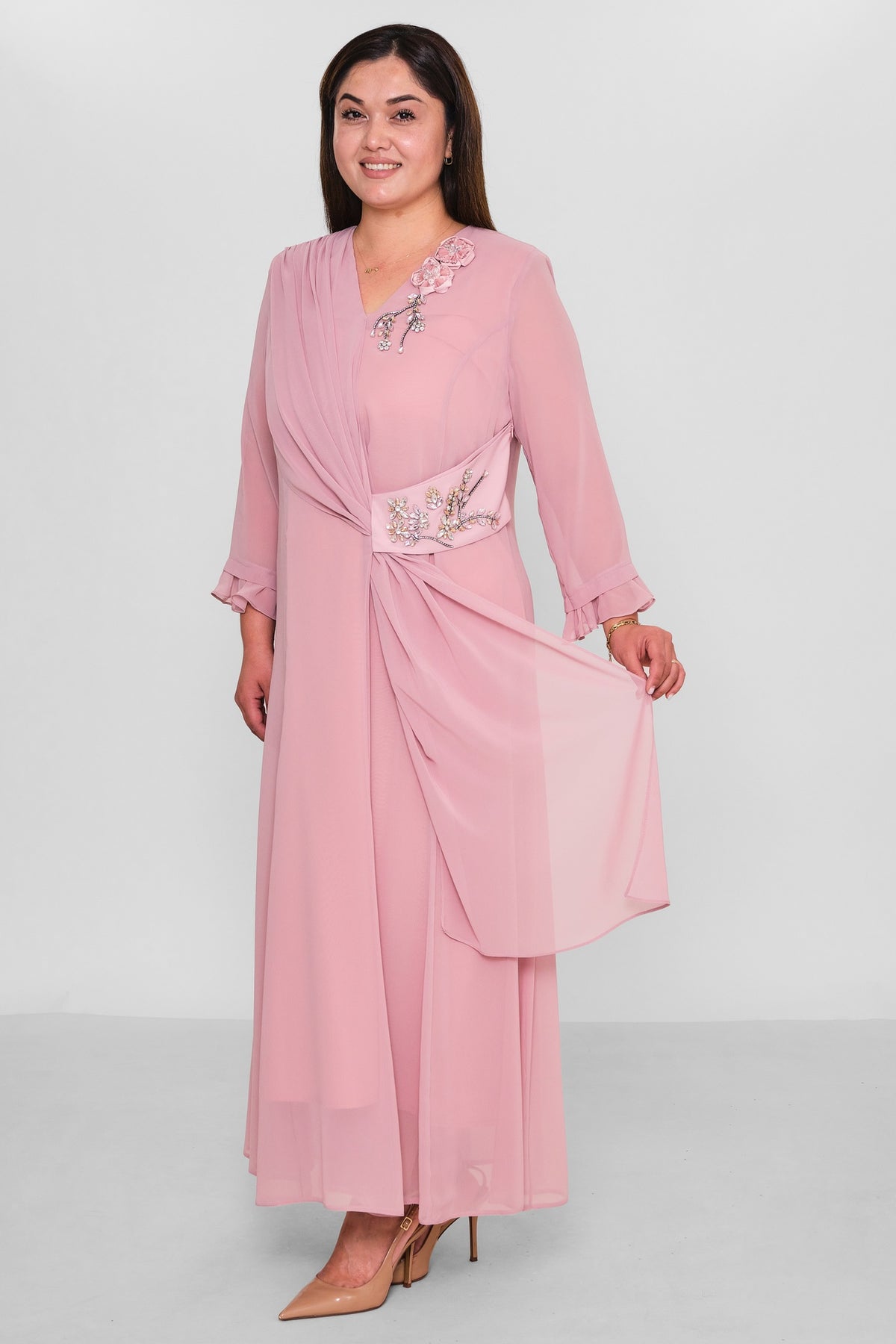 Gumanize - Plus Size Dress (GMZ2026-953-172) - 8690200195105