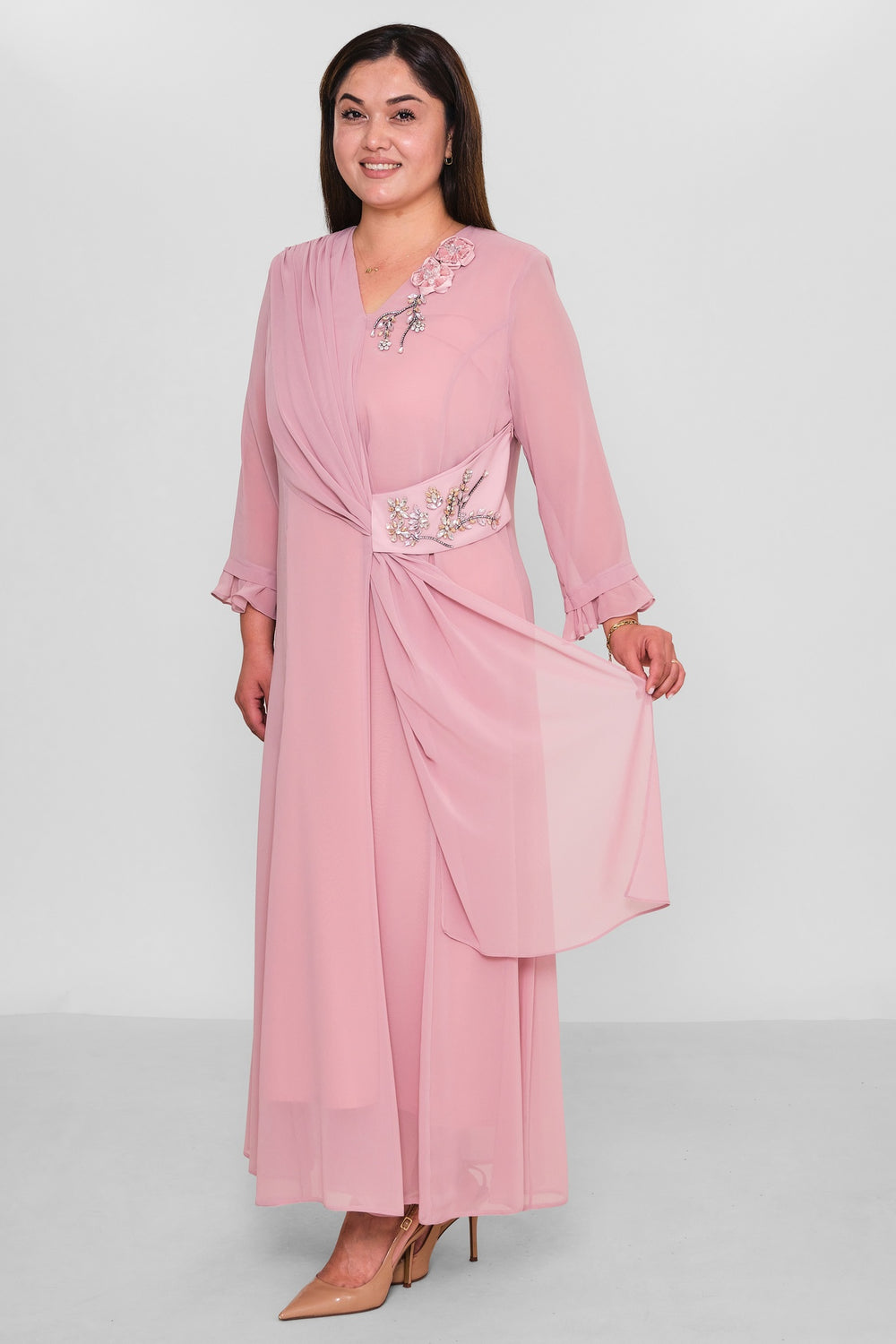 Gumanize - Plus Size Dress (GMZ2026-953-172) - 8690200195105