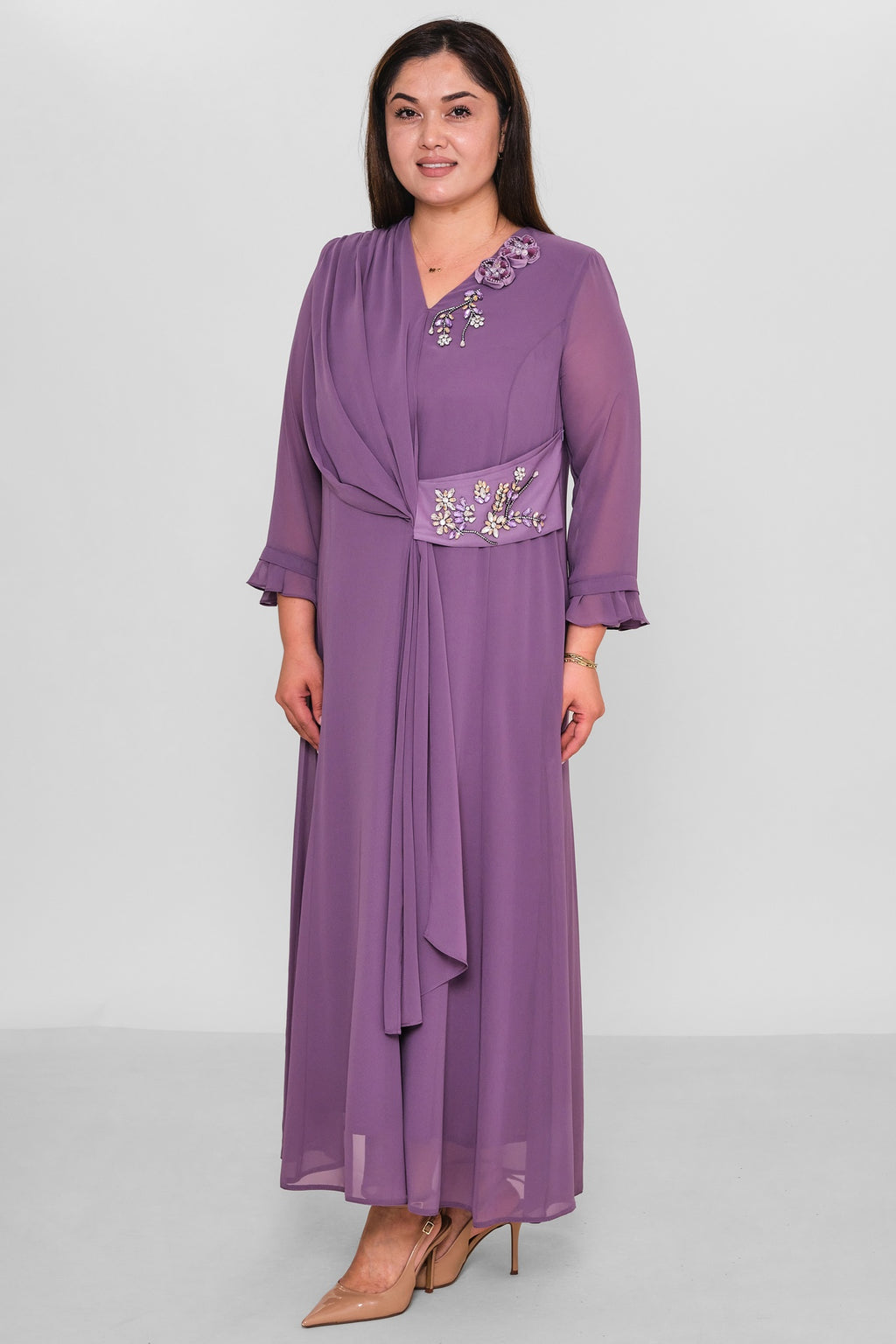 Gumanize - Plus Size Dress (GMZ2026-953-172) - 8690200195112