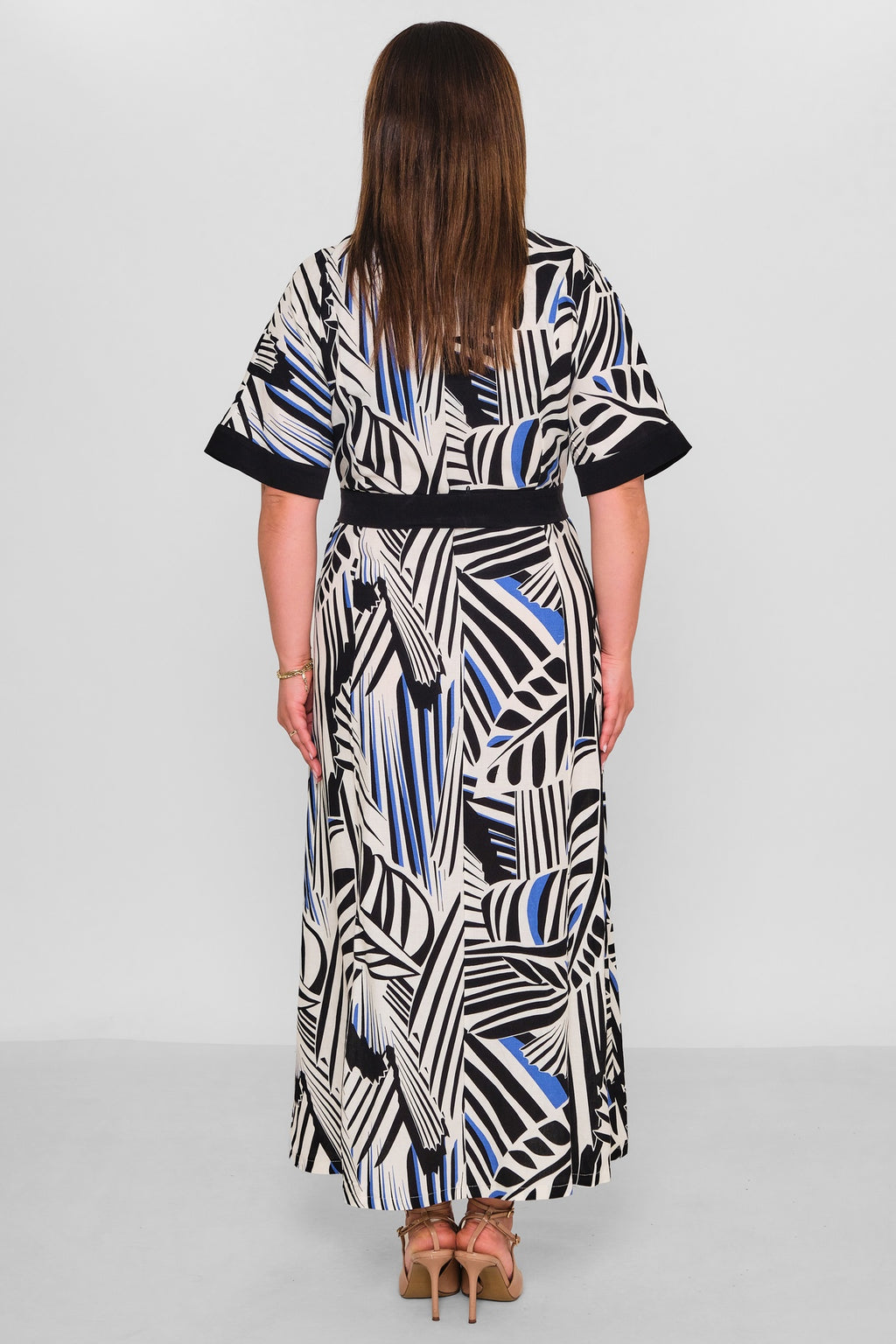 Dress Port - Plus Size Dress (DSP26Y5776) - 8690200195297