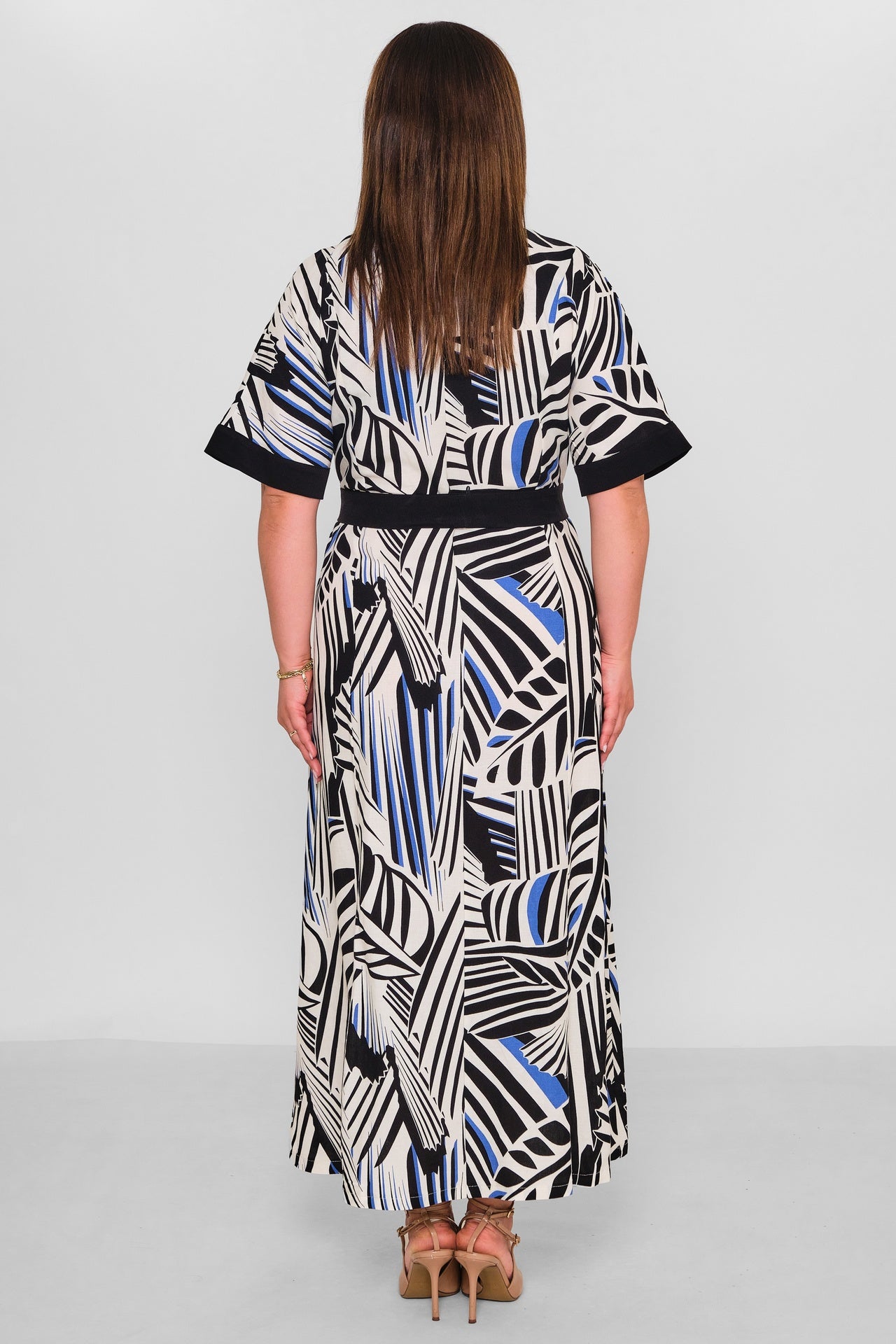 Dress Port - Plus Size Dress (DSP26Y5776) - 8690200195297