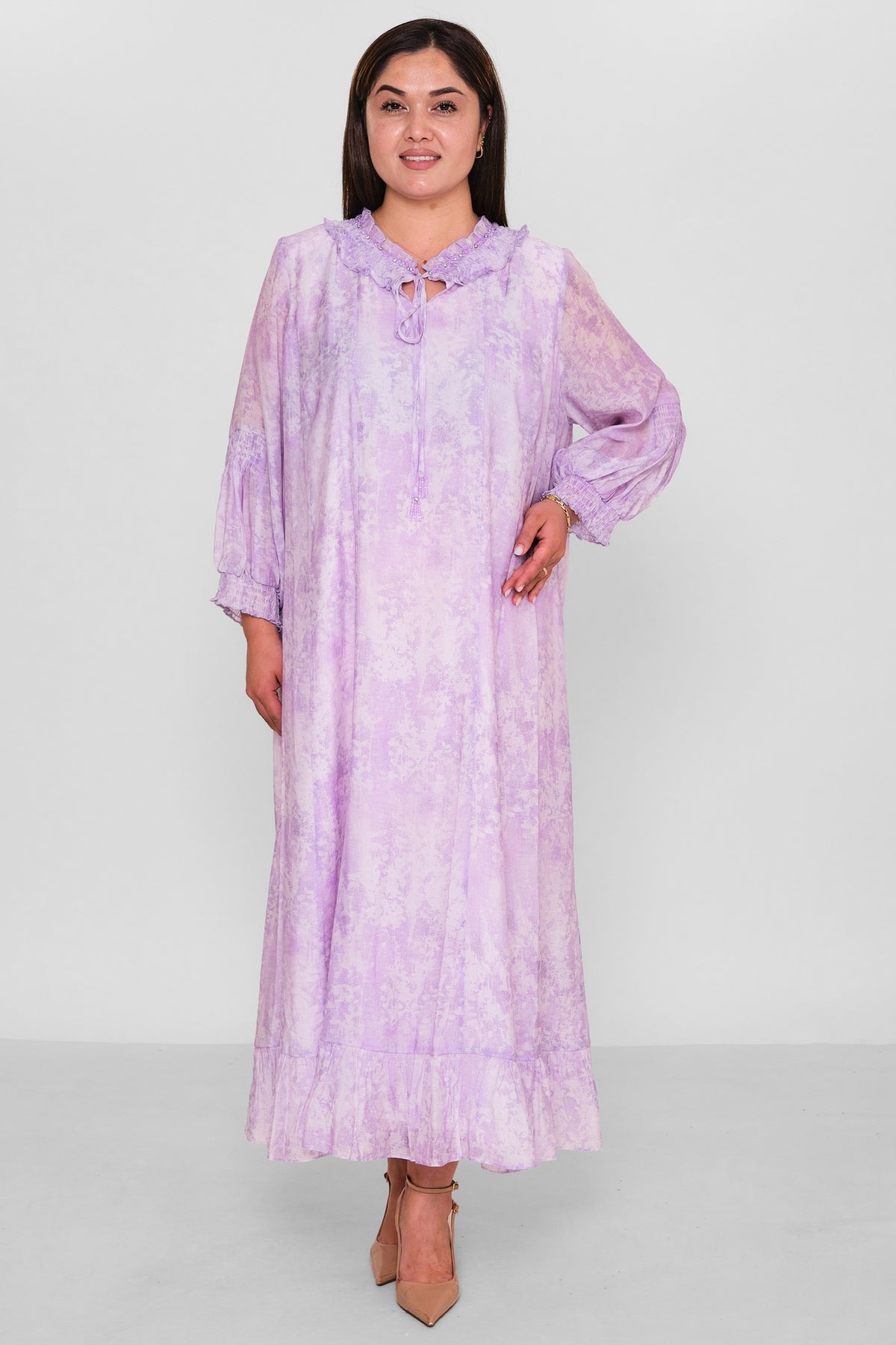 Gumanize - Extended Plus Size Dress (GMZ2026-1050-7586) - 8690200195327