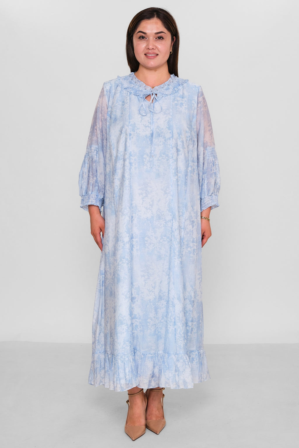 Gumanize - Extended Plus Size Dress (GMZ2026-1050-7586) - 8690200195334
