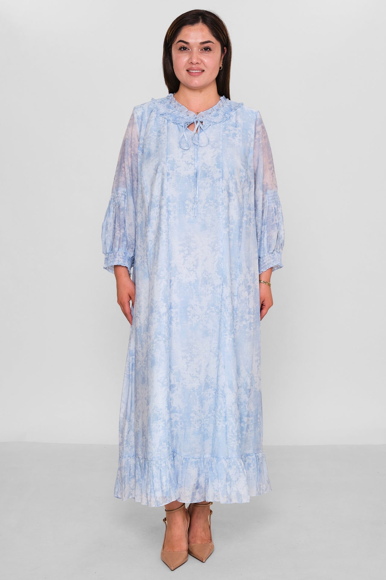 Gumanize - Extended Plus Size Dress (GMZ2026-1050-7586) - 8690200195334