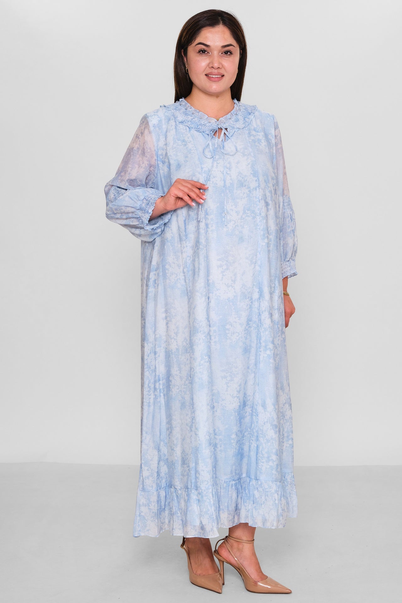 Gumanize - Extended Plus Size Dress (GMZ2026-1050-7586) - 8690200195334